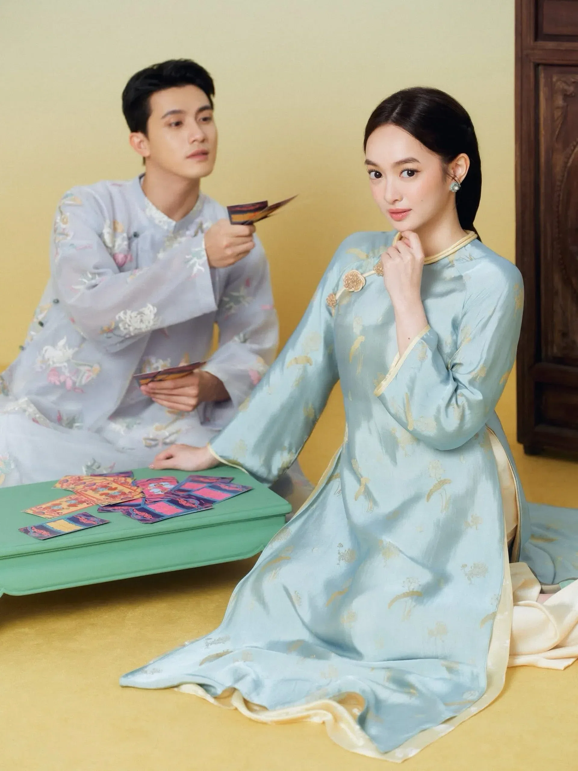 ÁO DÀI LAM size M 1