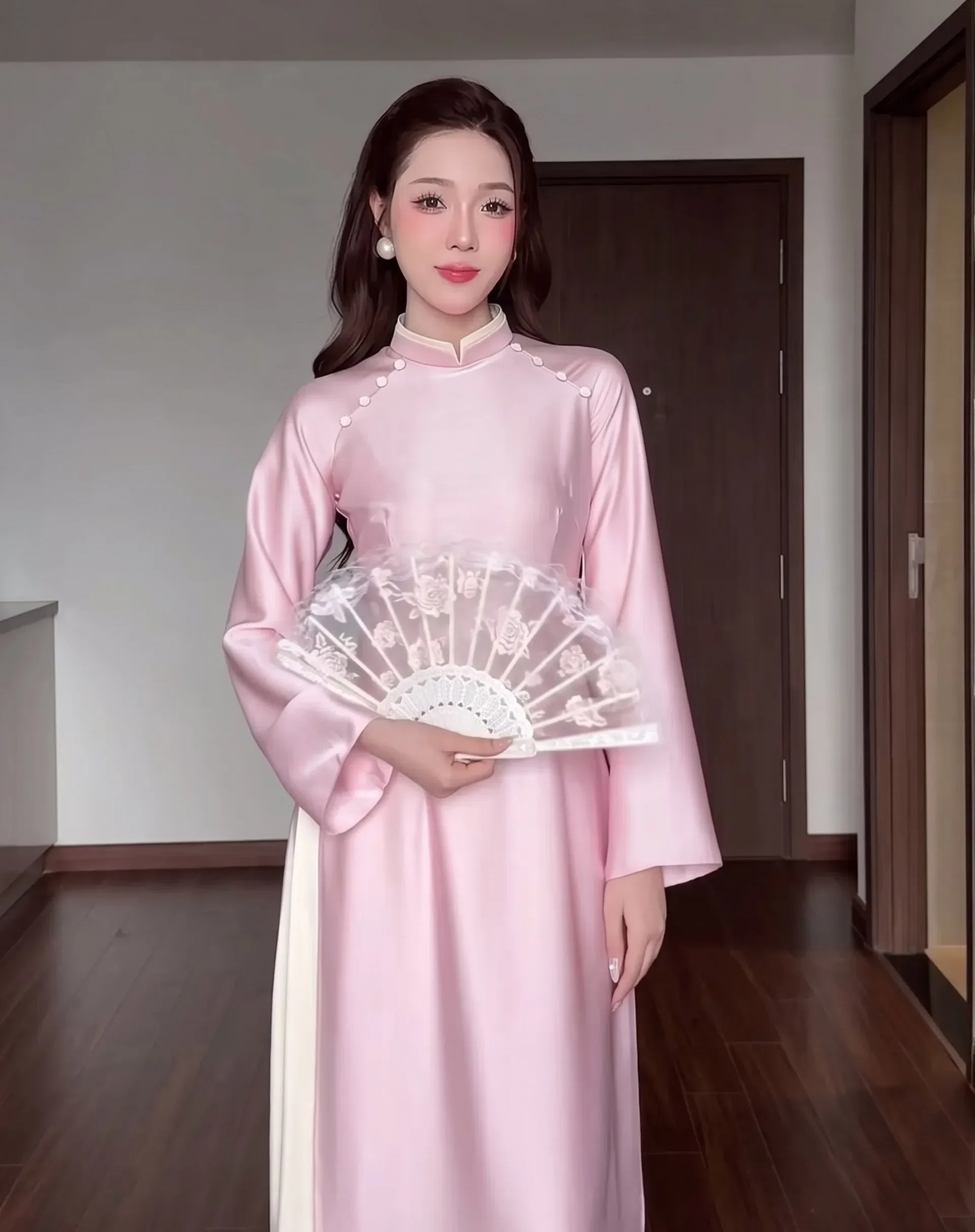 Áo dài trùc Vy size S,M 1