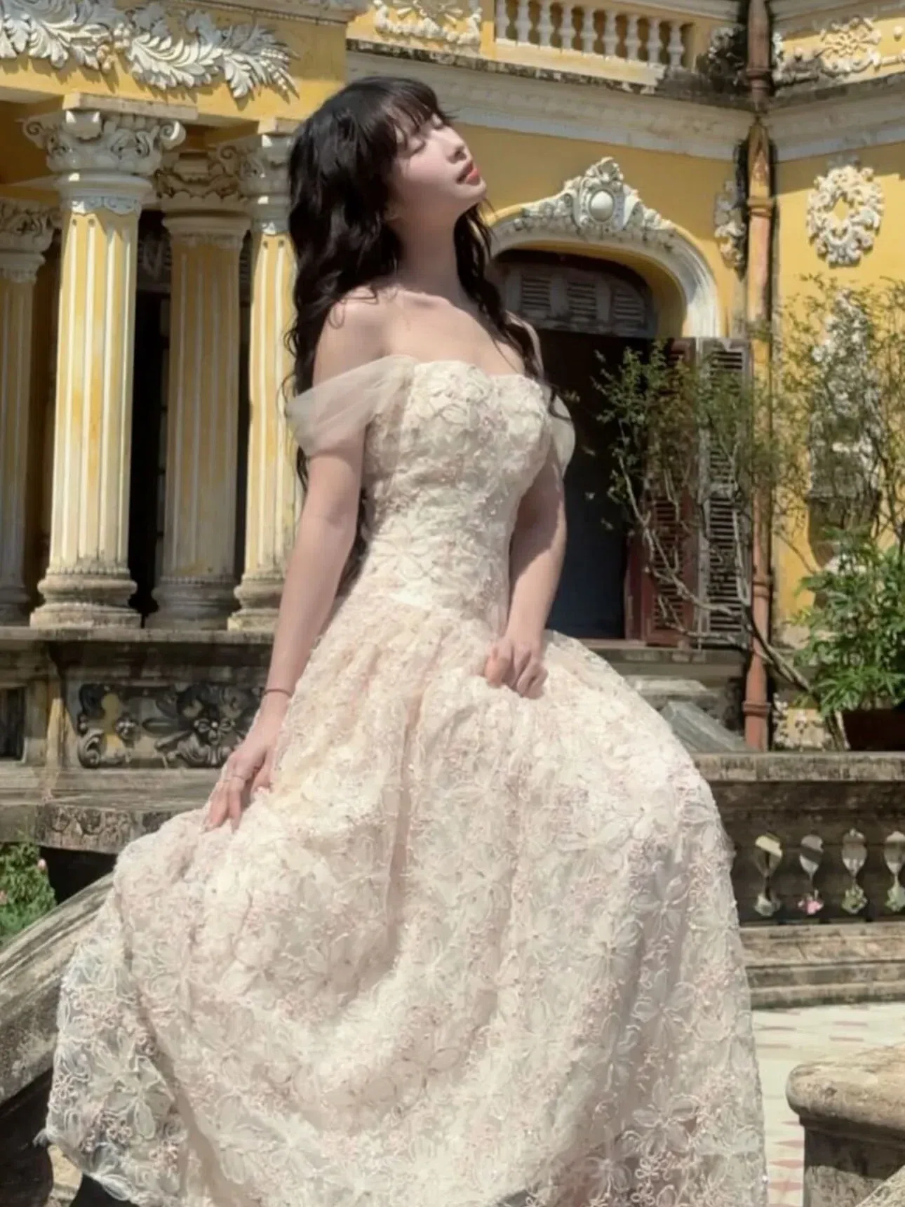 Therdesign Váy ren Ther SIZE S 6