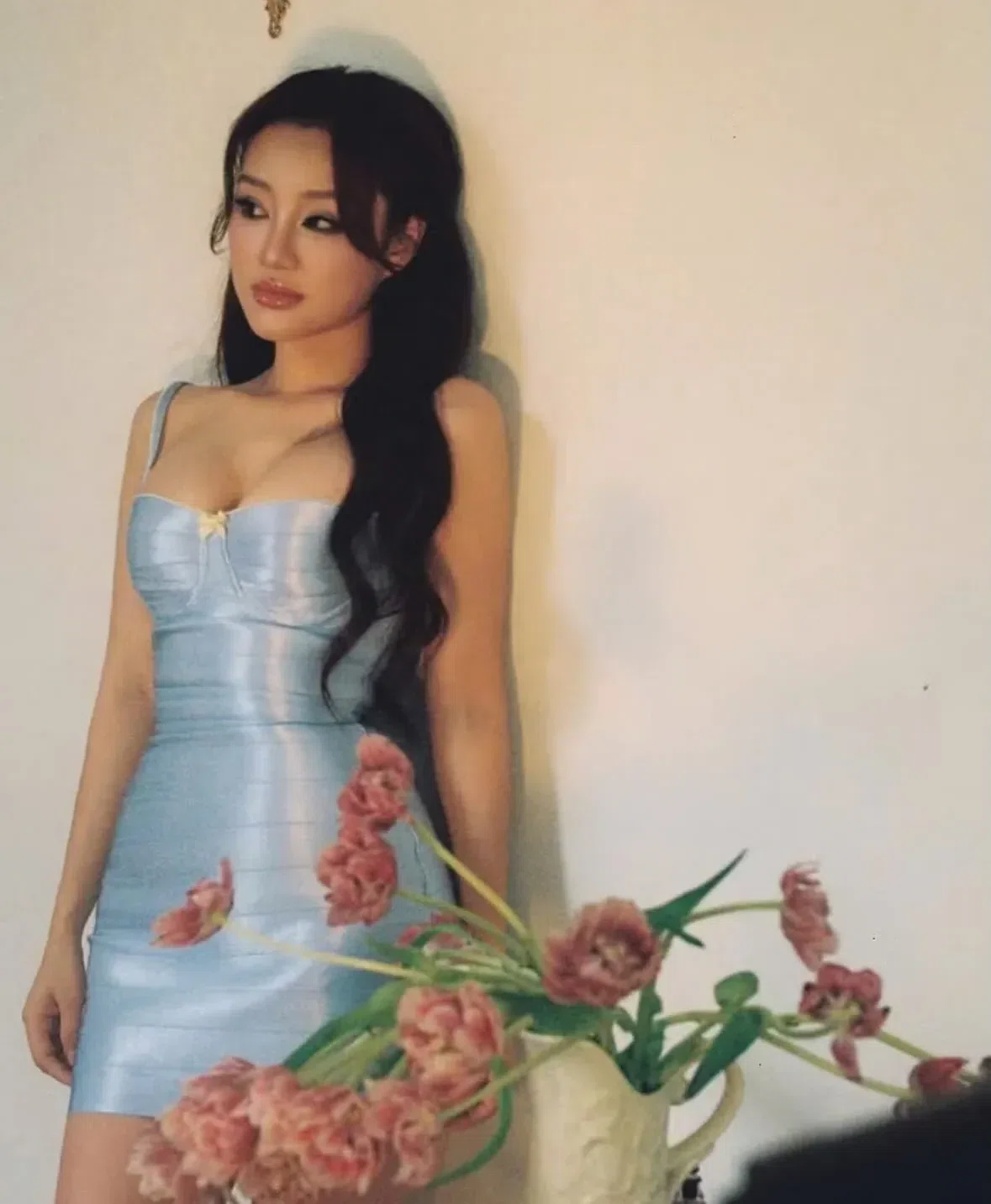 ĐẦM CORSET 2S XANH 2