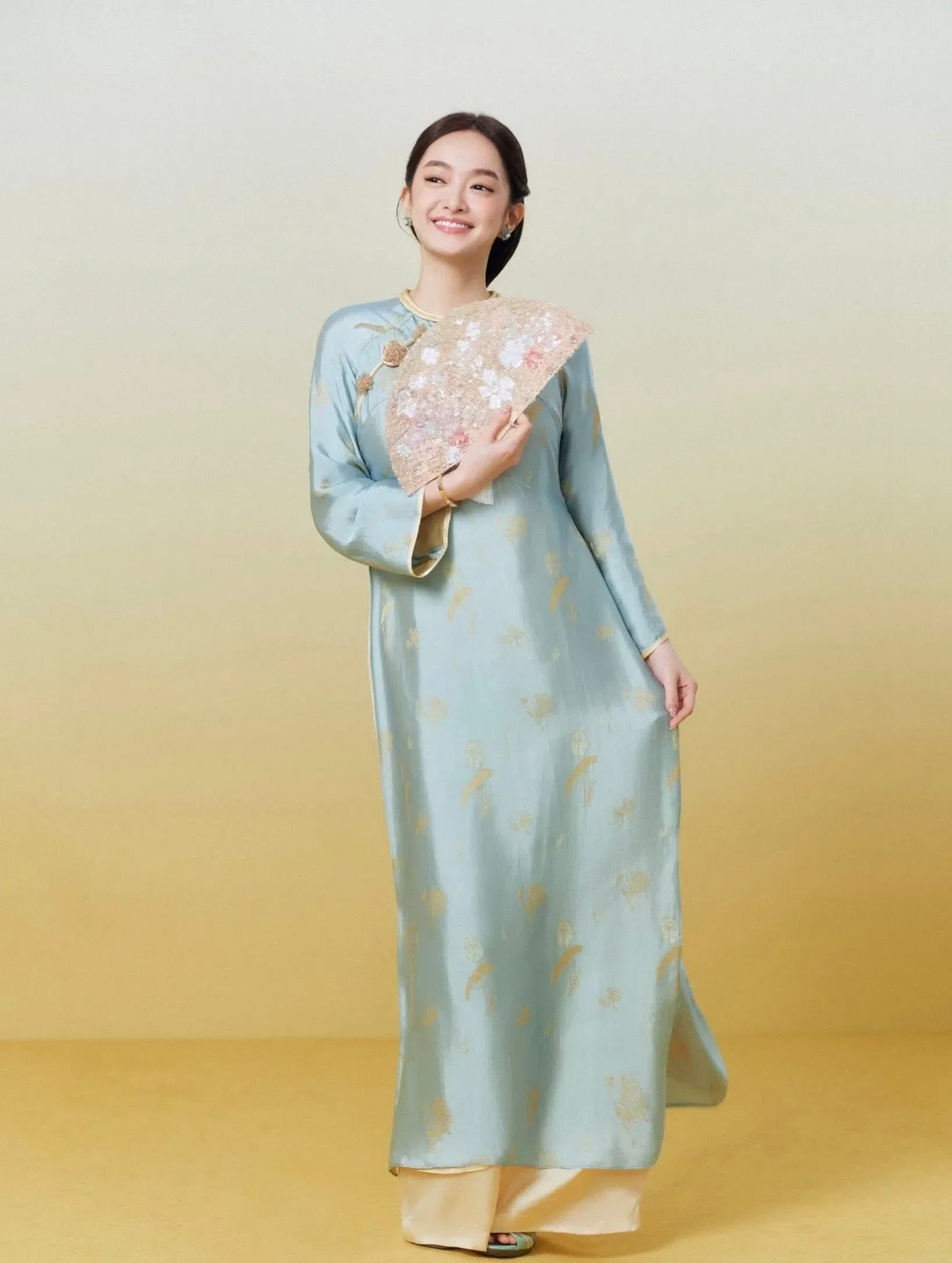 ÁO DÀI LAM size M 13