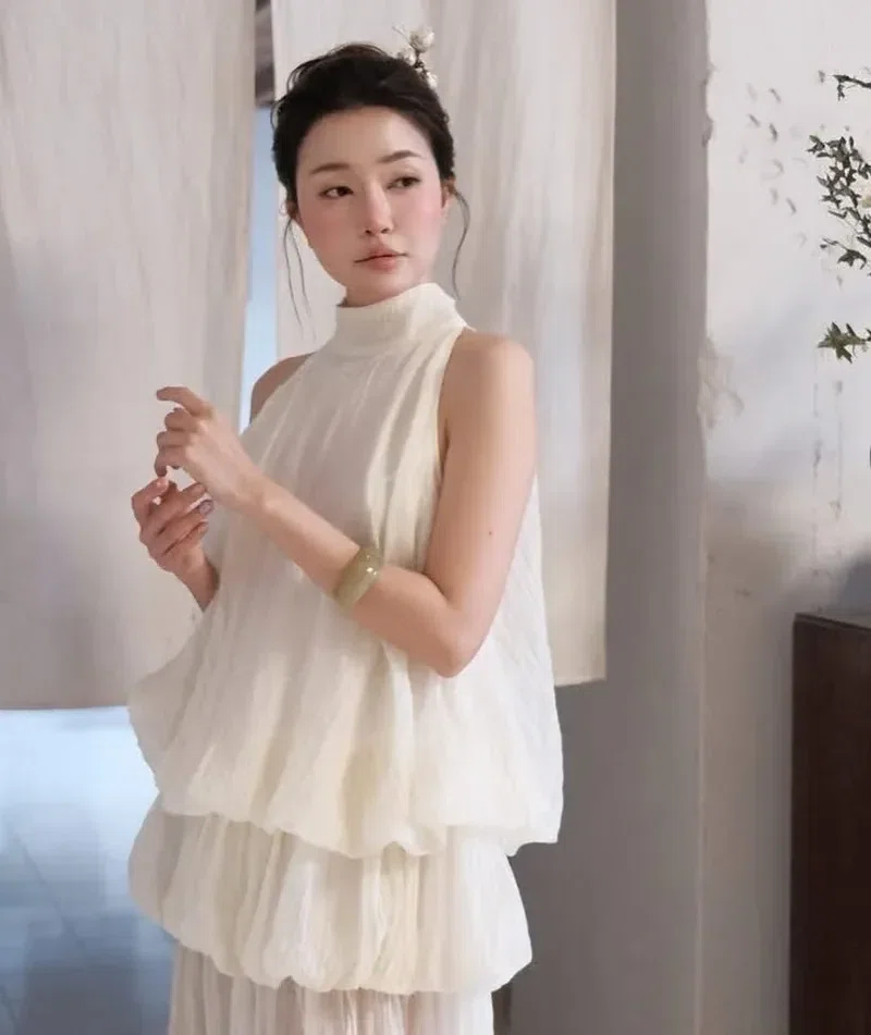 Đầm Bích kem - size L (ngực 88-92) 20