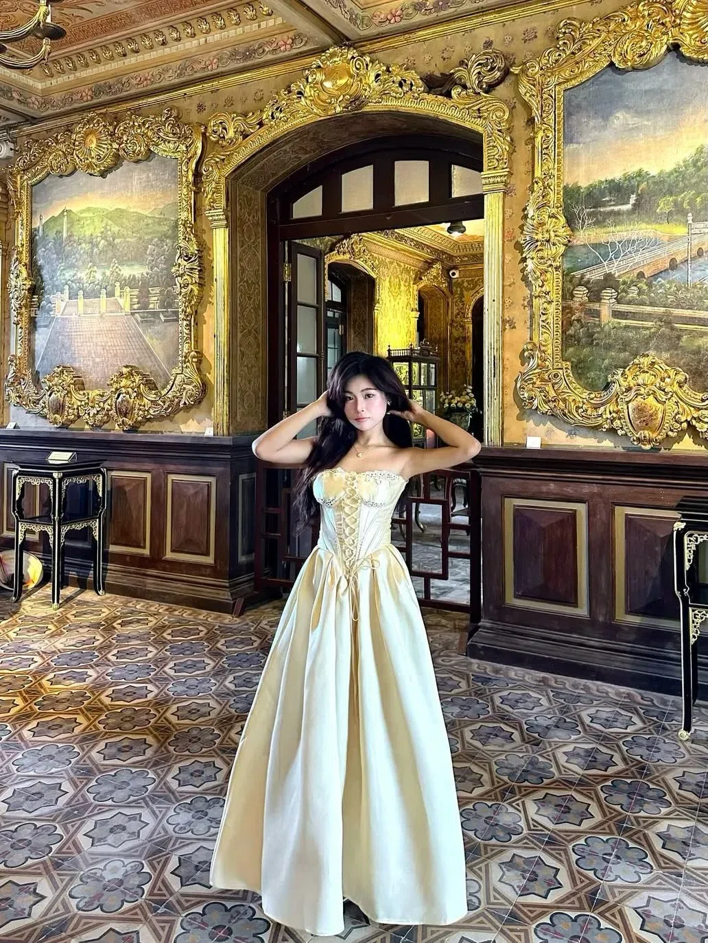 Shop: @dress.byg, Item Name: váy, Extra Info: toát ra vibe công chúa tiểu thư 6