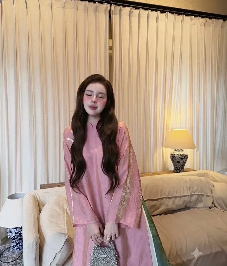 SET ÁO DÀI 4 TÀ ÓNG ÁNH 2