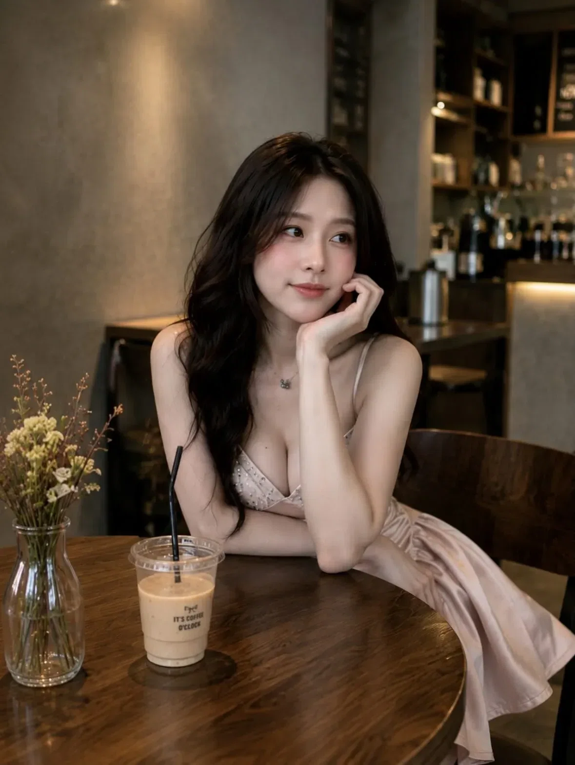 ĐẦM LỤA 2S PHỐI KIM SA MÀU HỒNG GOLD 2