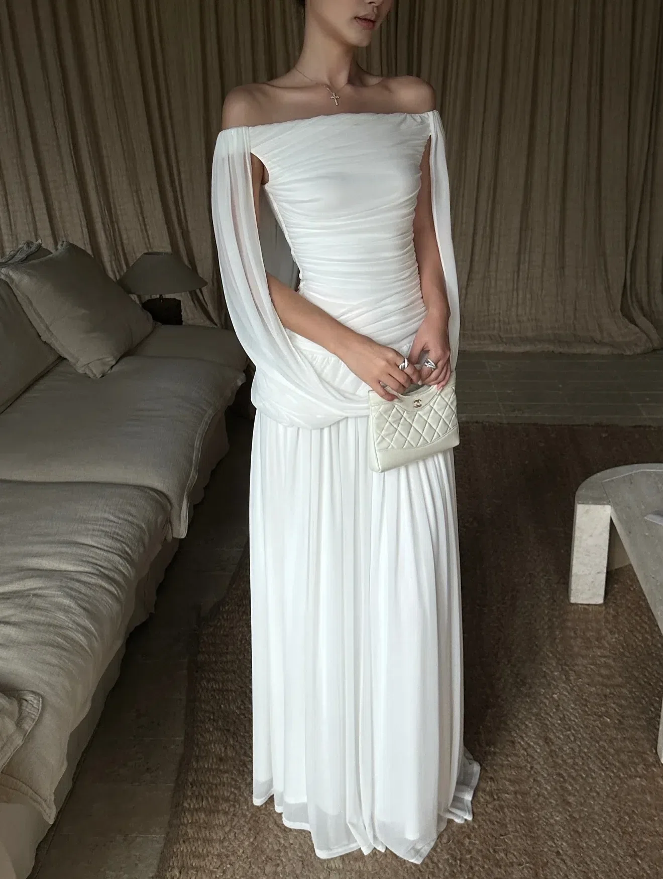 Ivory dress DT0063 5