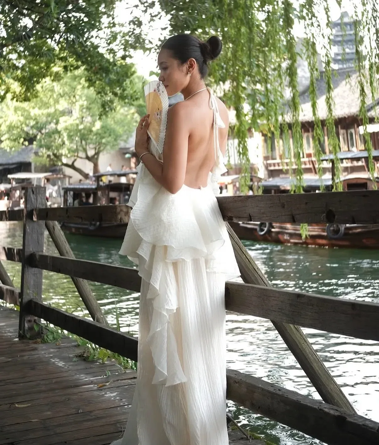 Đầm dáng ôm size M co giãn fit M, L 8