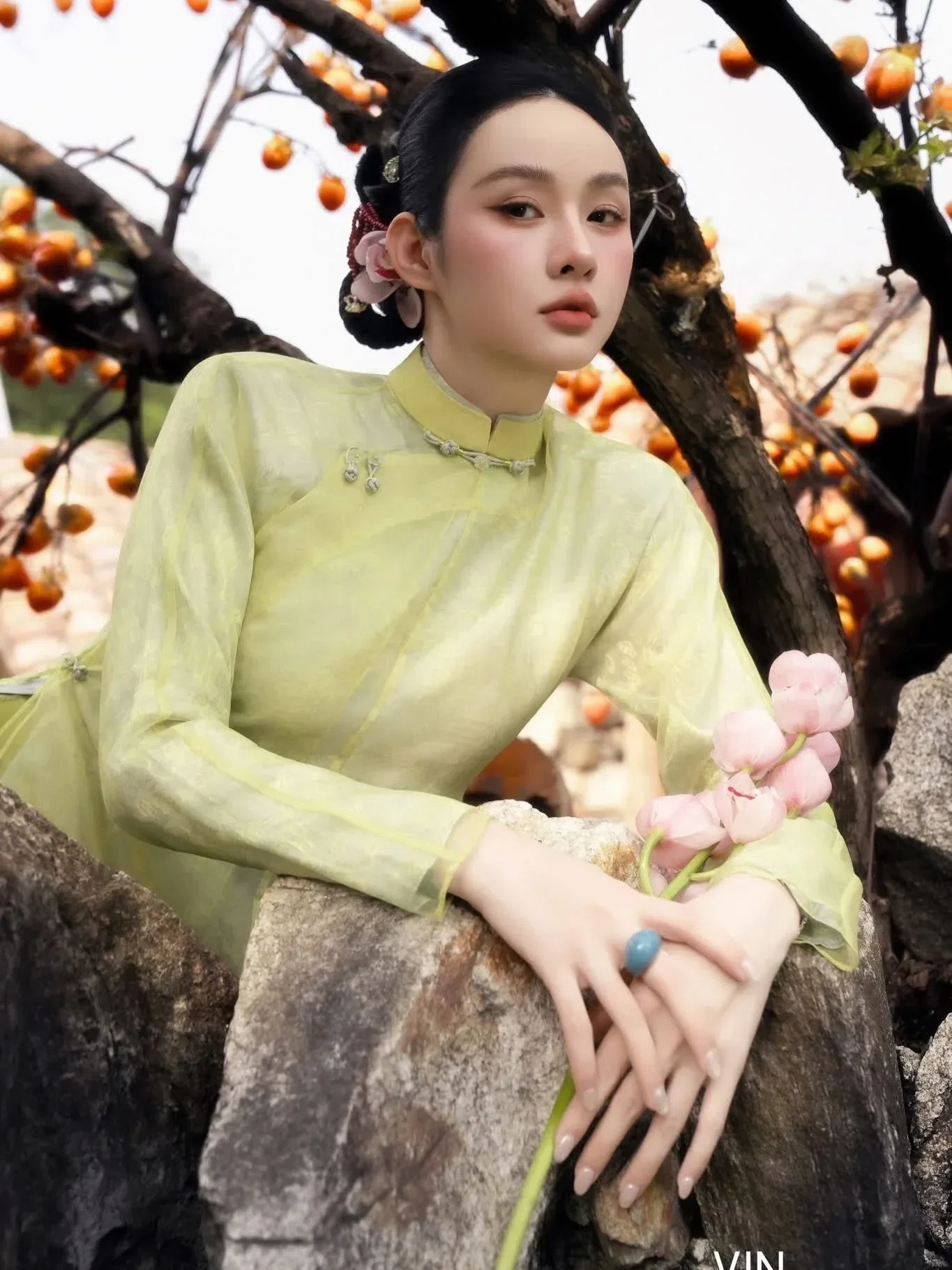 áo dài Dung Khuê S 4