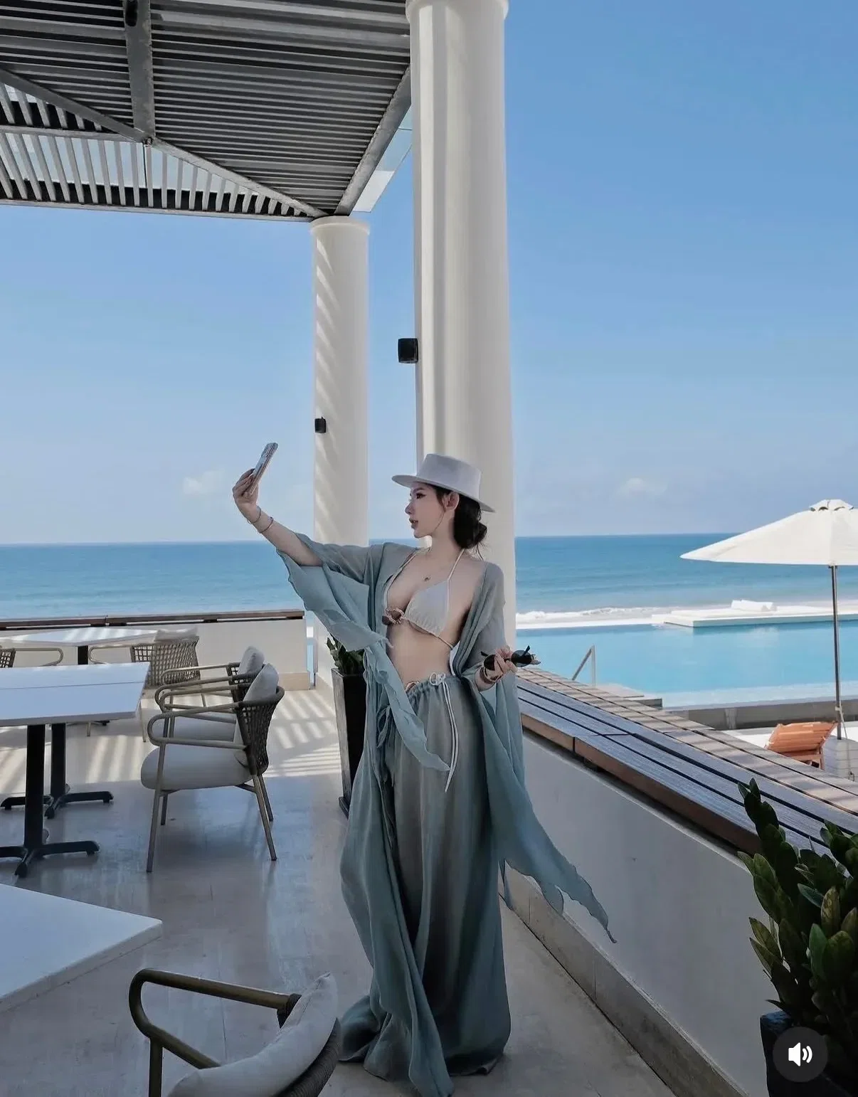 Ellie Set - freesize (ko kèm bra) - màu xanh 5