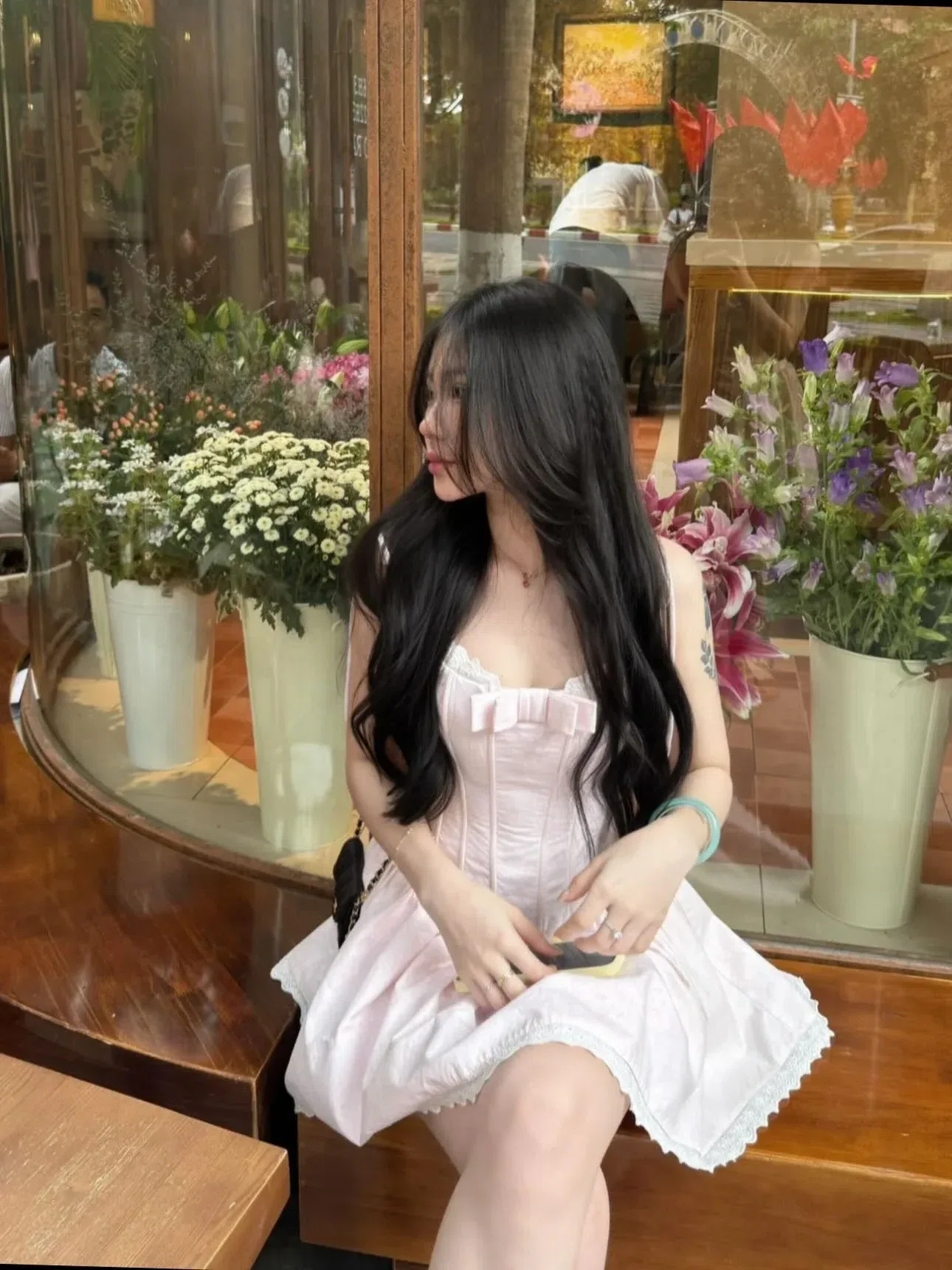 Váy hoa hồng babii 🎀 4