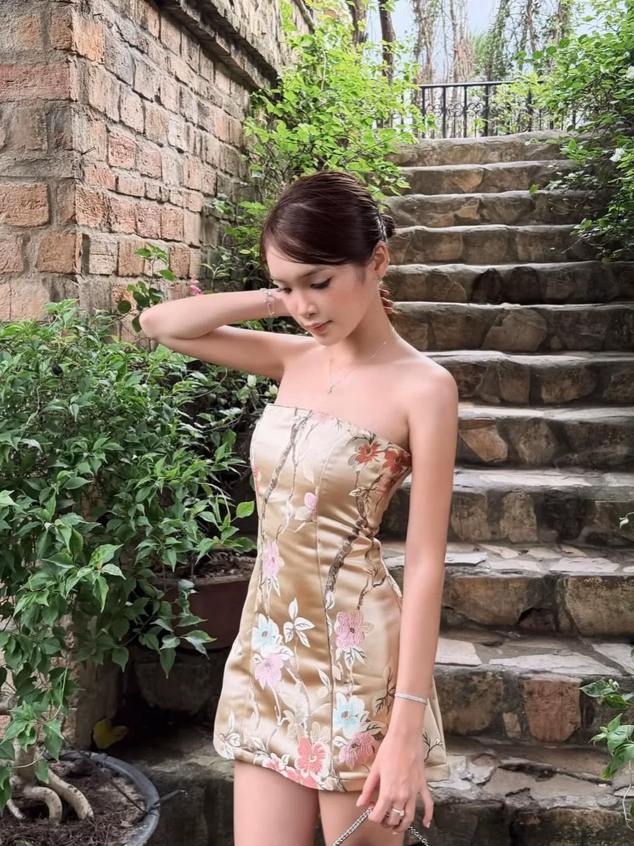 Swia Size S V584 Váy gấm 2
