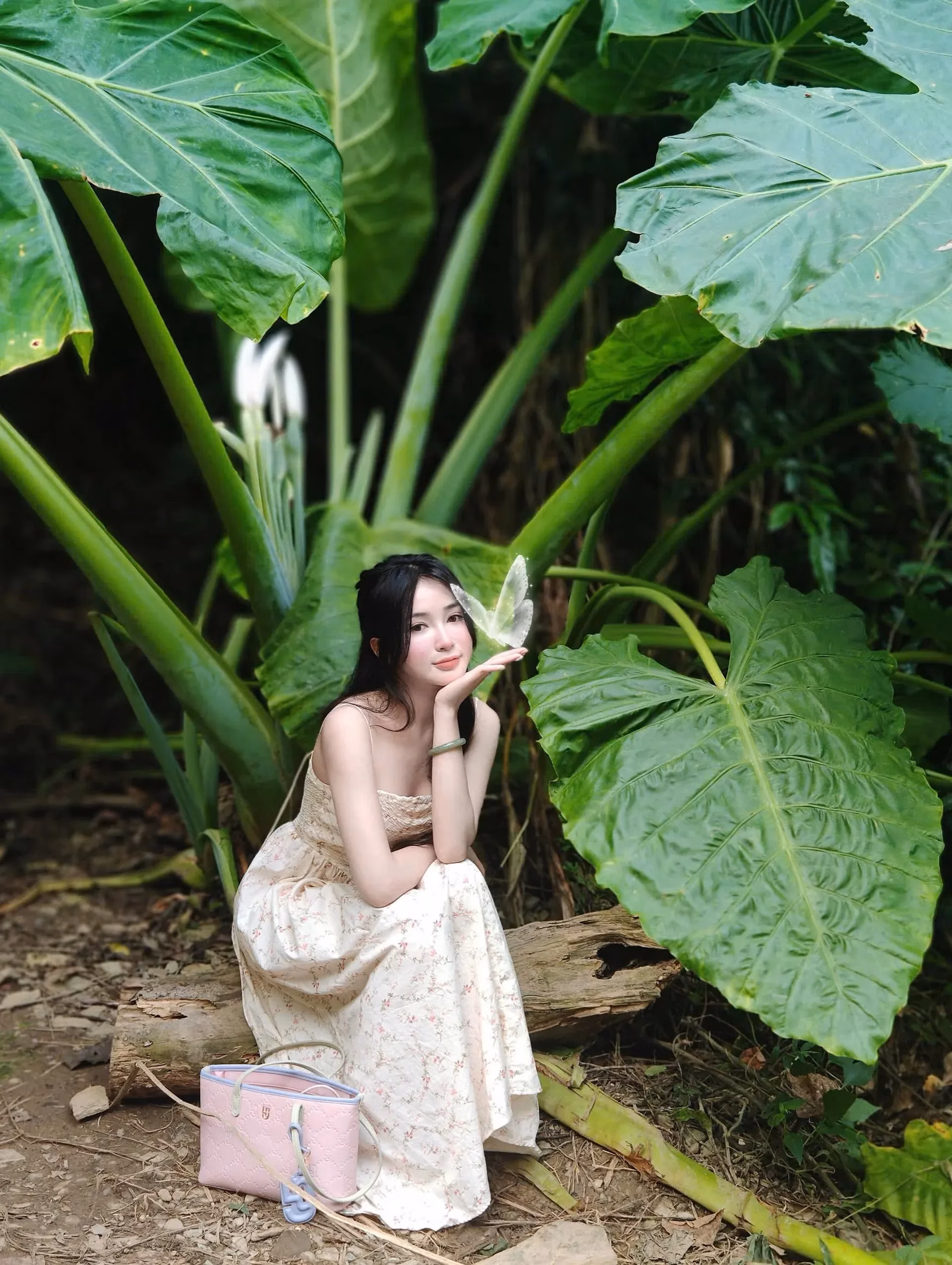 VÁY HOA NHÍ 2 DÂY DÁNG DÀI H&M 1