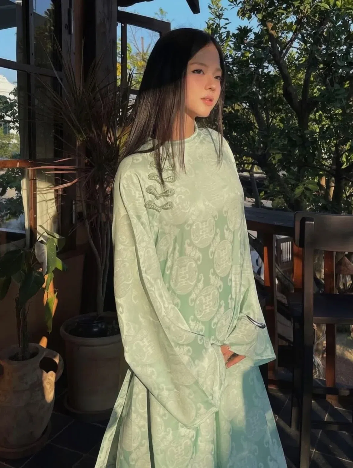 màu xanh ngọc sáng choang, vibe Ngọc nữ lun ạ ✨🧁 4
