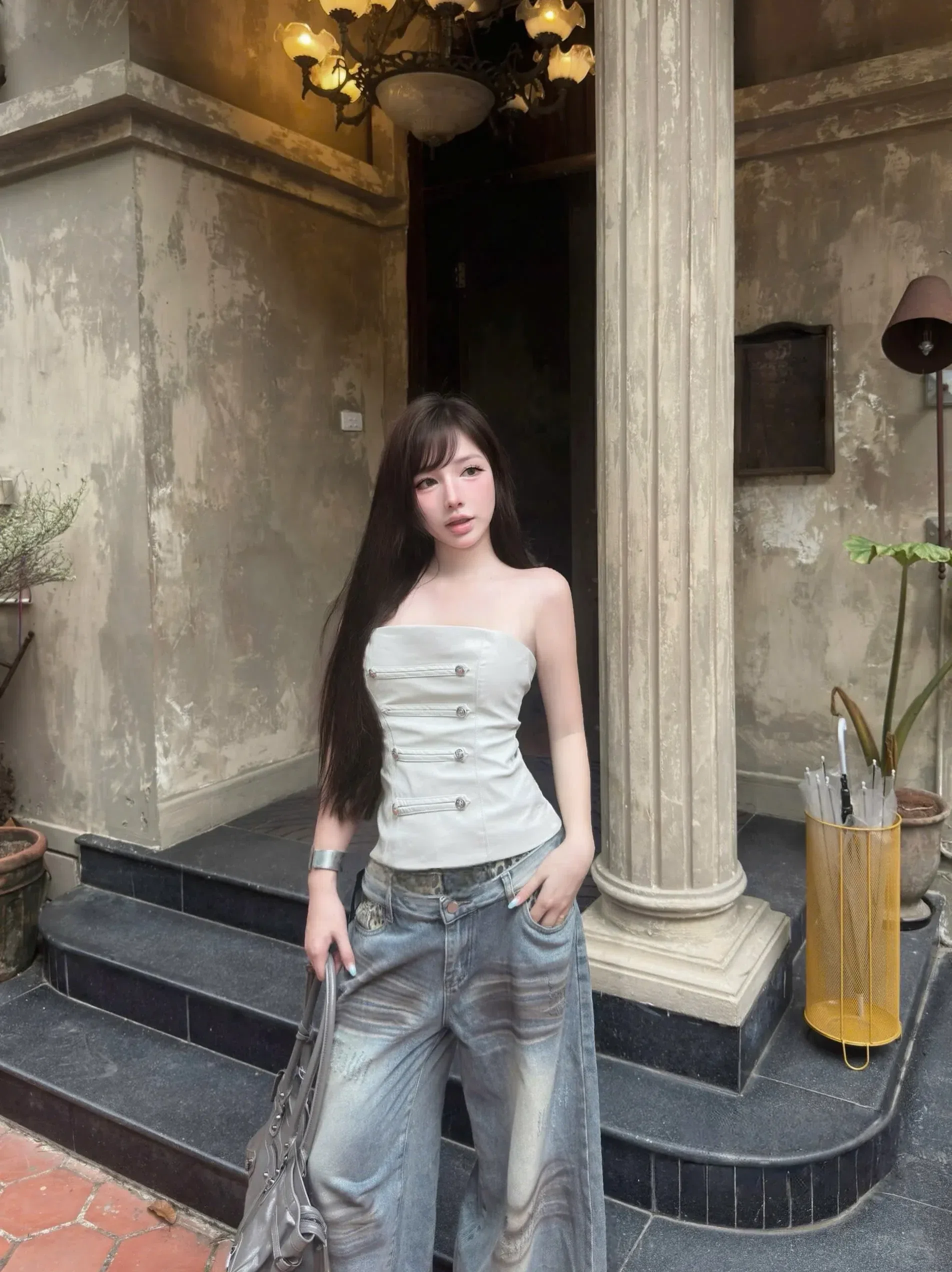 áo lẻ Đen/trắng ghi 2
