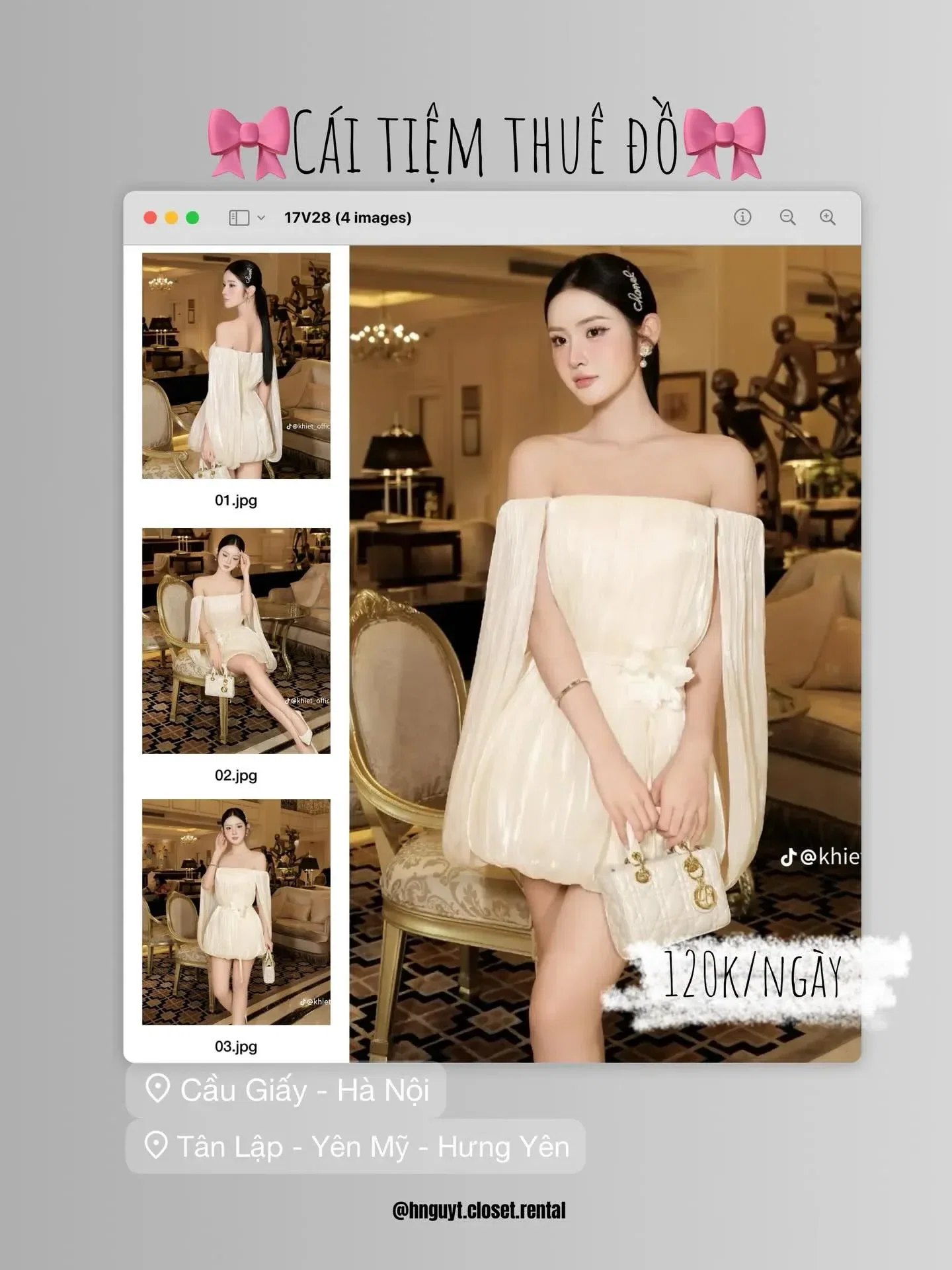 Khiết Styles váy thiết kế 1