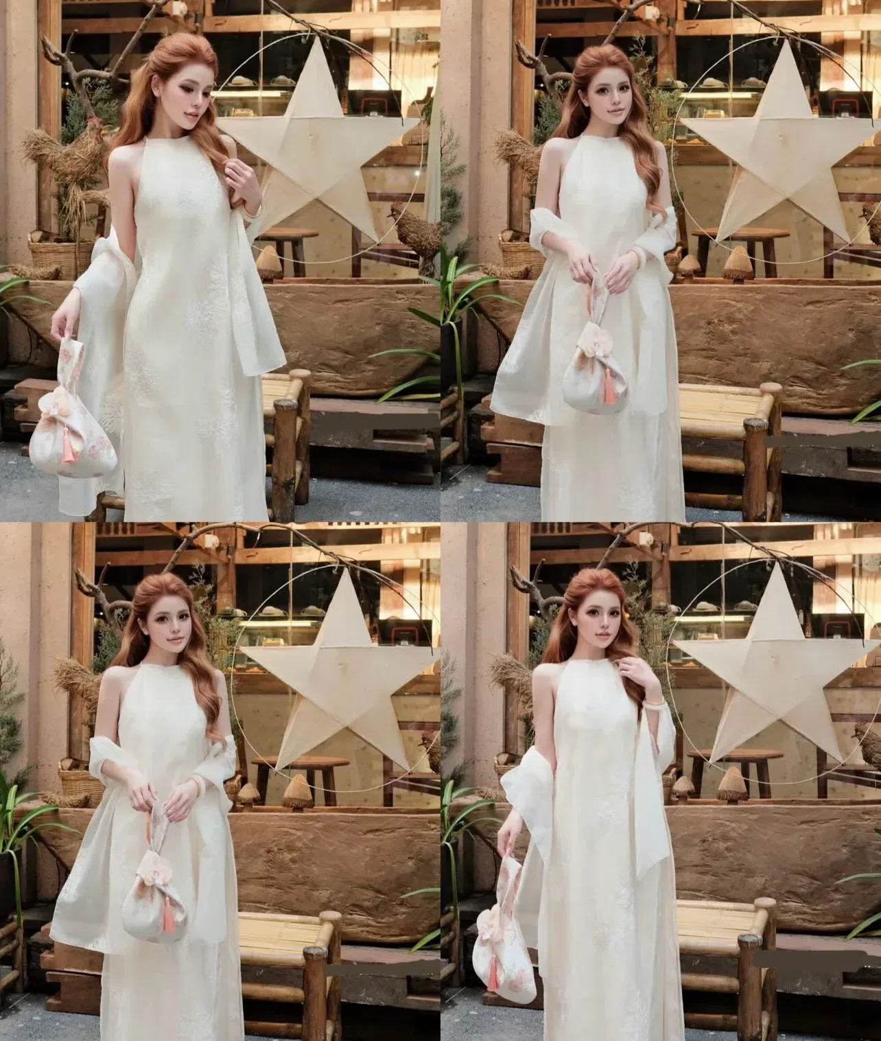 SET ÁO DÀI YẾM KÈM KHĂN 1