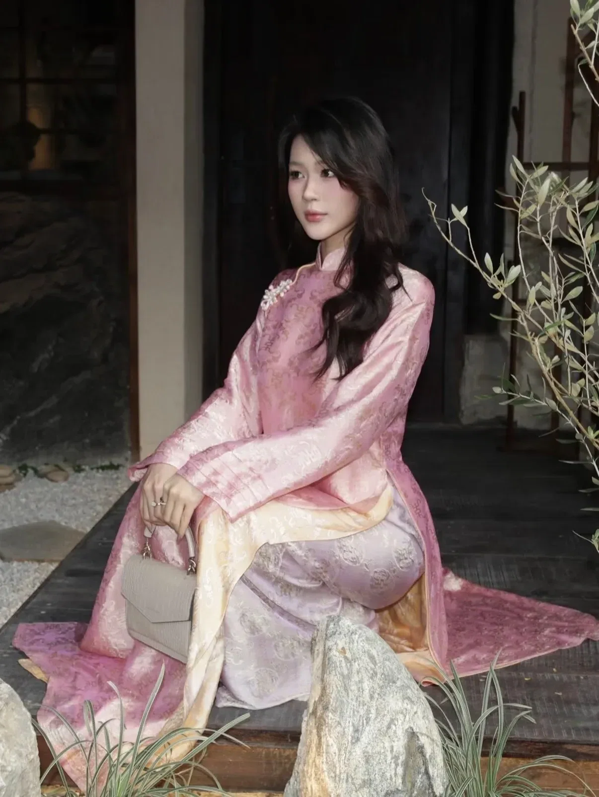 Áo dài Mộng Uyển - size M fit M, L 5