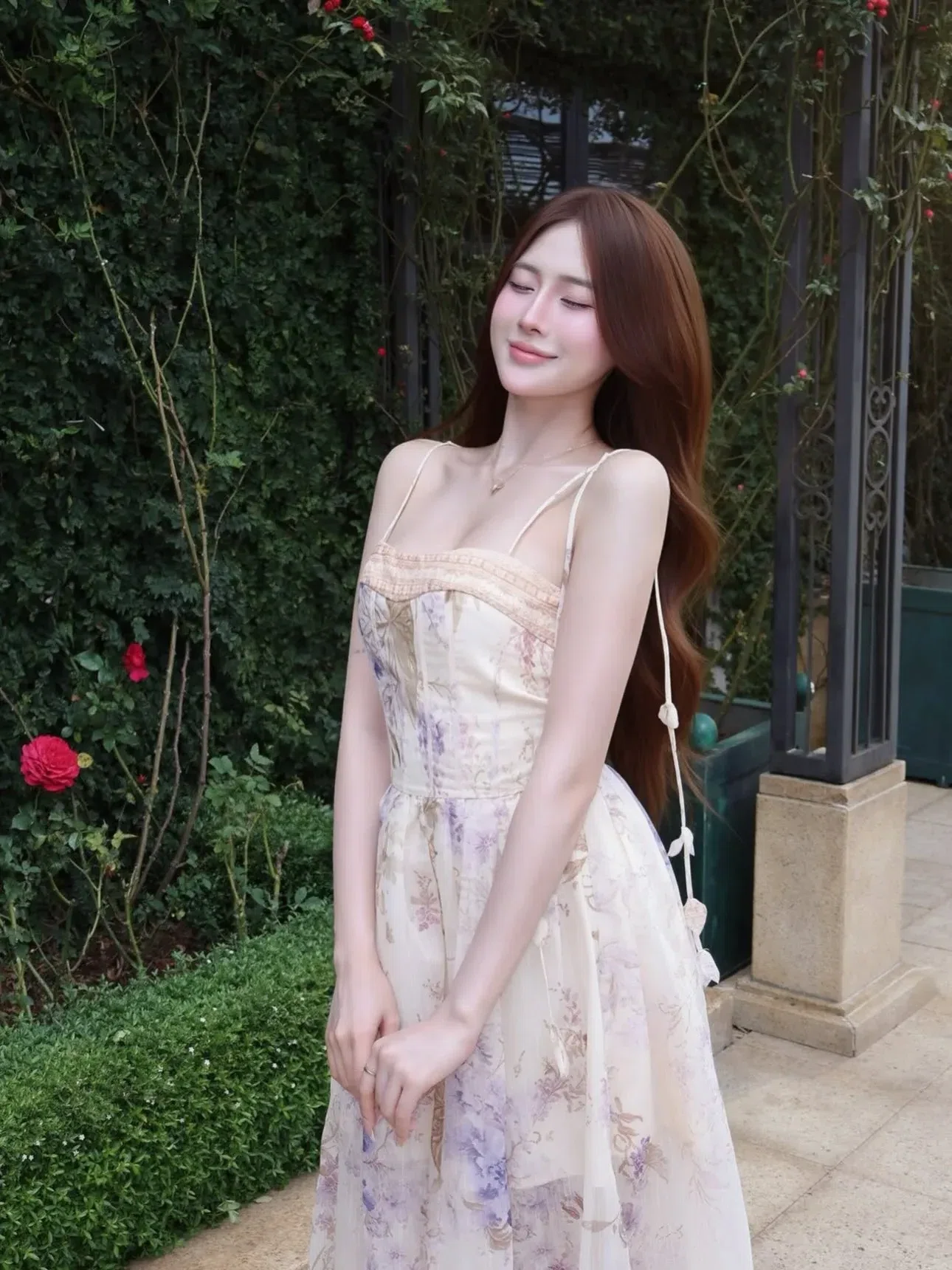 Đầm dây hoa Chouchou size S(M) 🥰 2