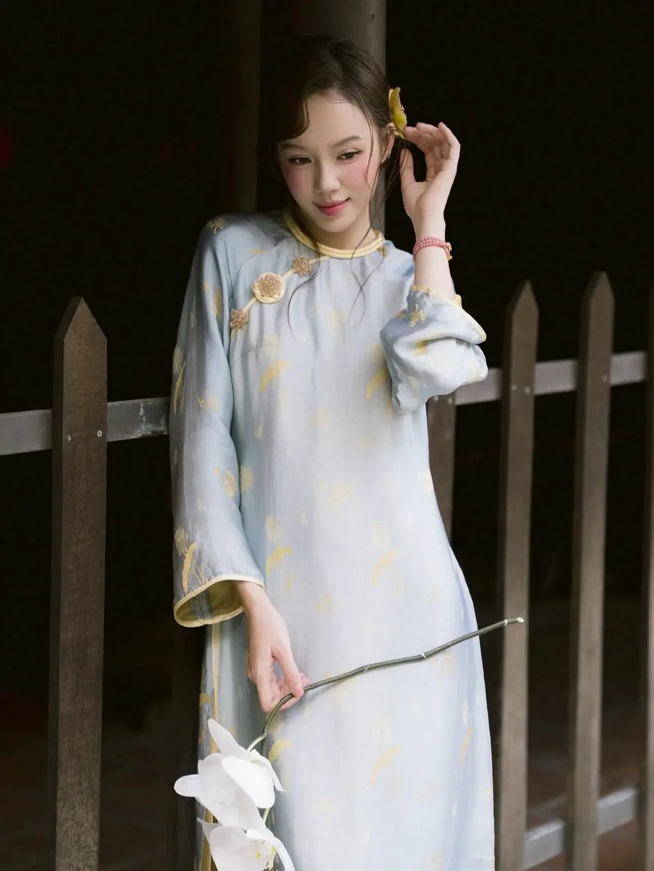 ÁO DÀI LAM size M 1
