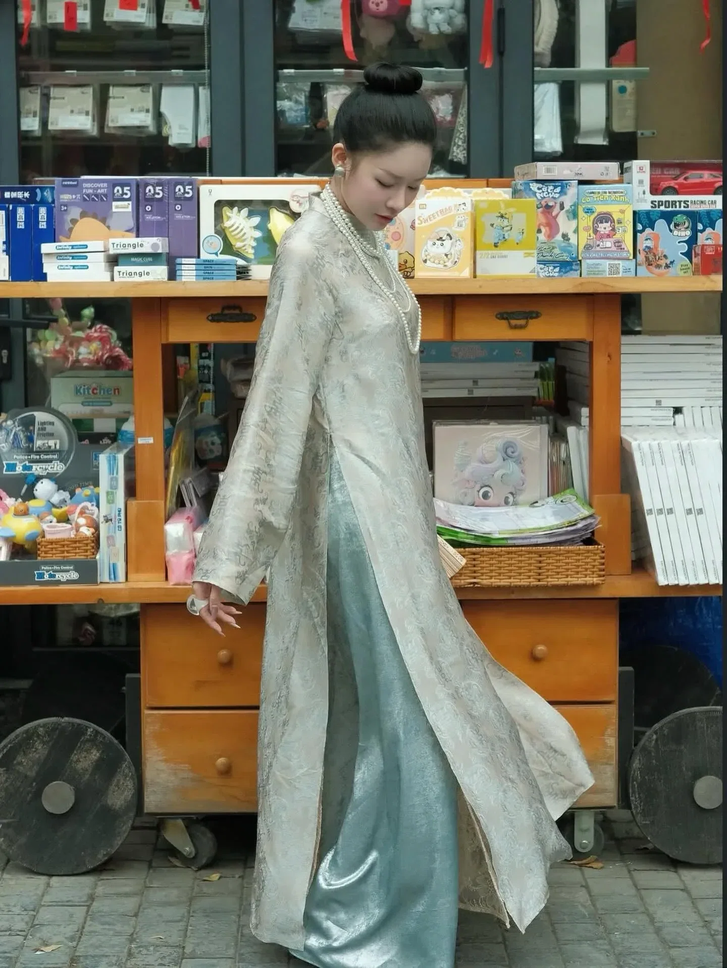 ÁO DÀI NGỌC YÊN SIZE M 1