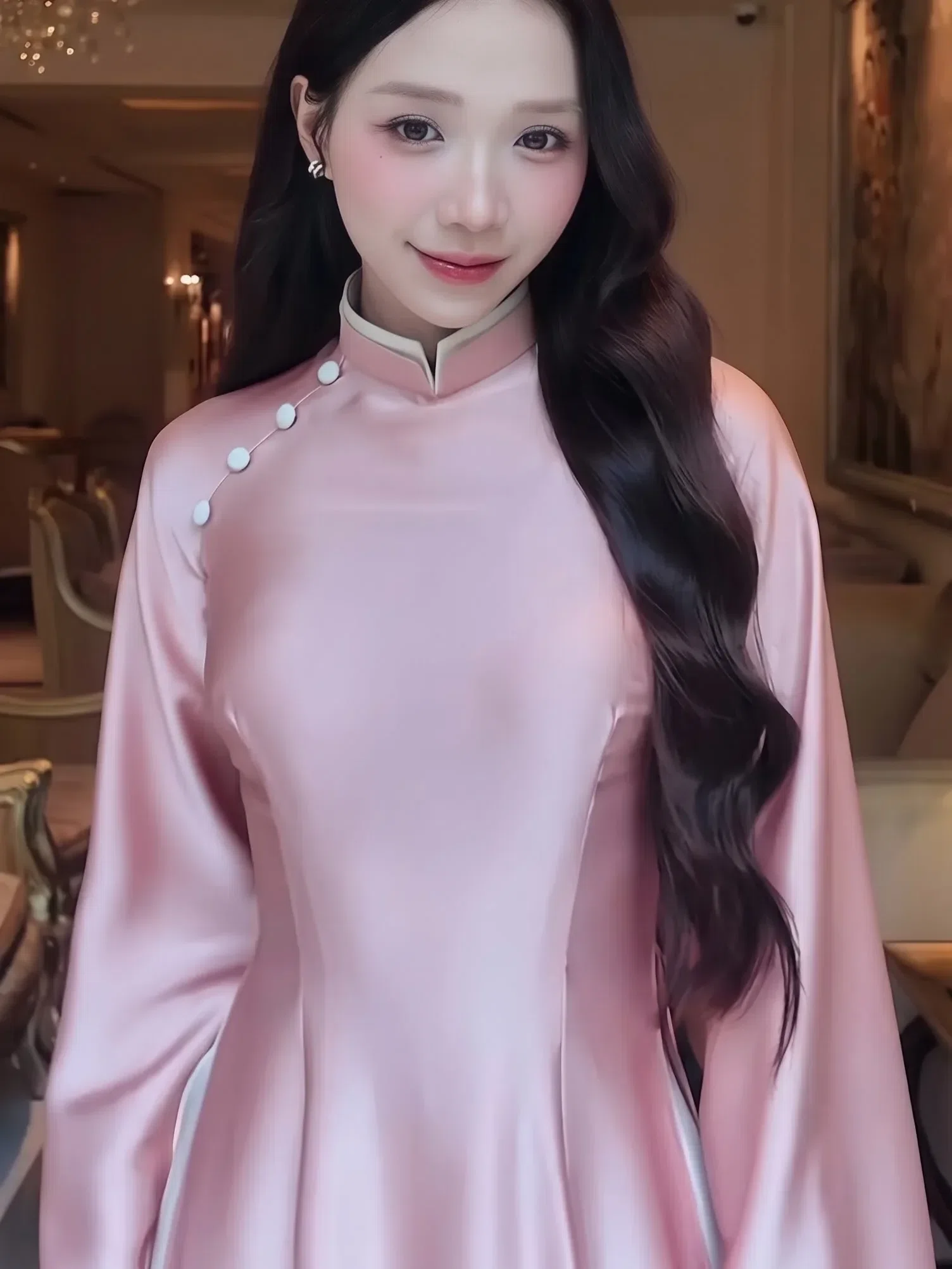 ÁO DÀI TRÚC VY size S,M 2