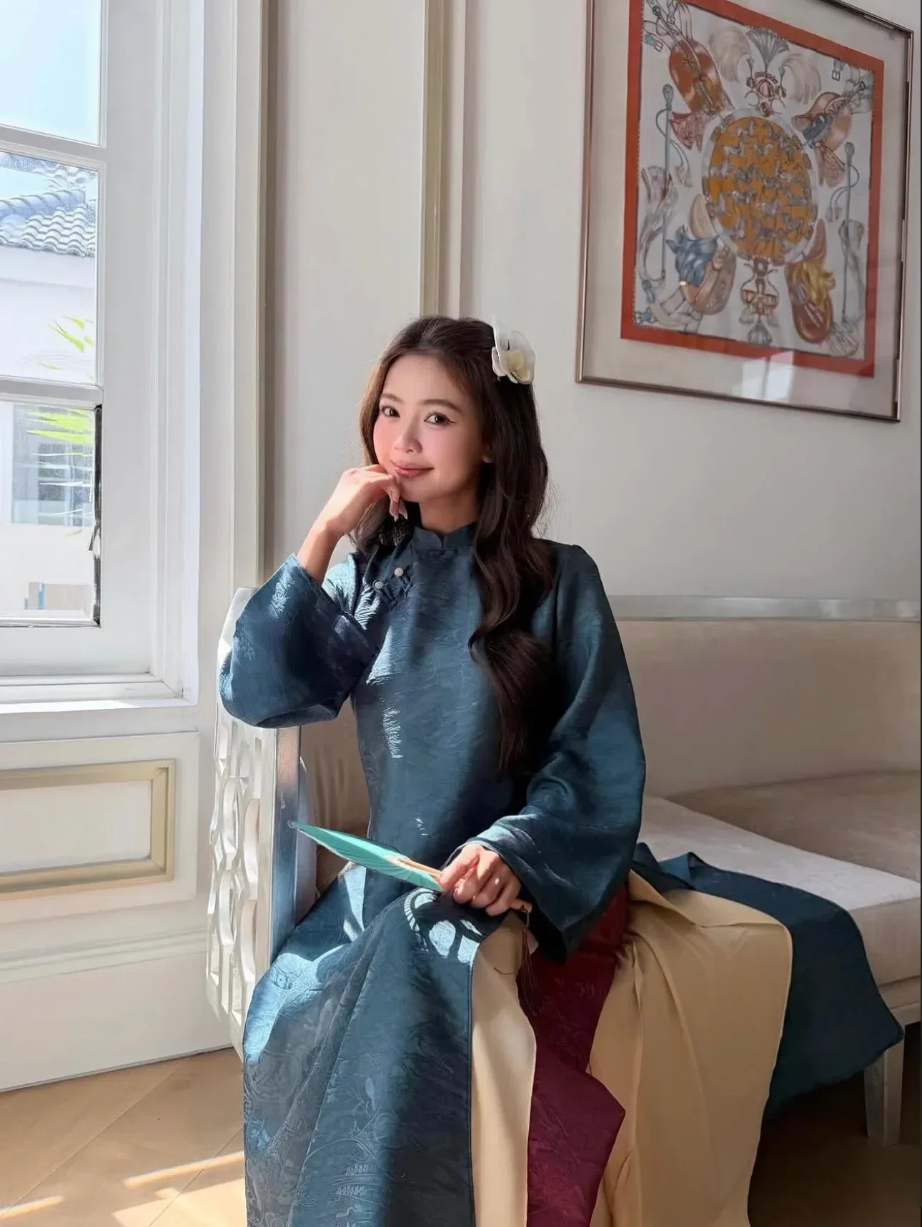 ÁO DÀI TẰM size M 3