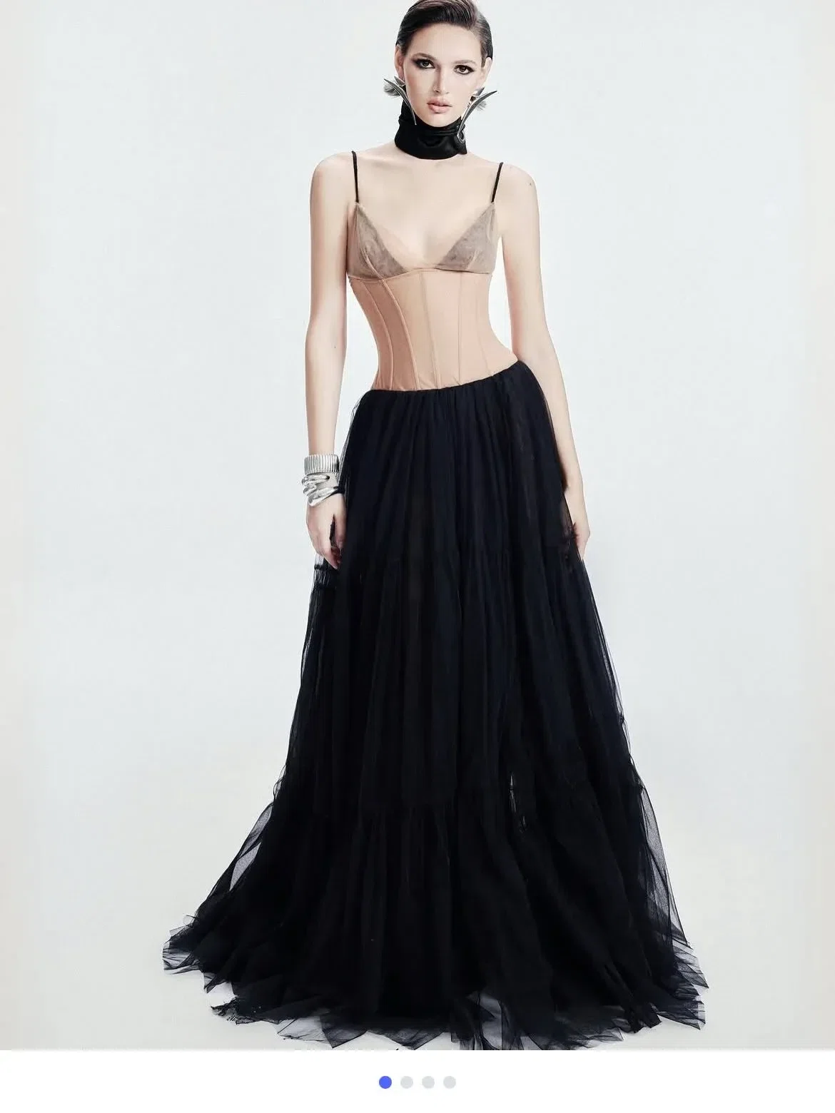 SHEER ECLIPSE DRESS - Size L 2
