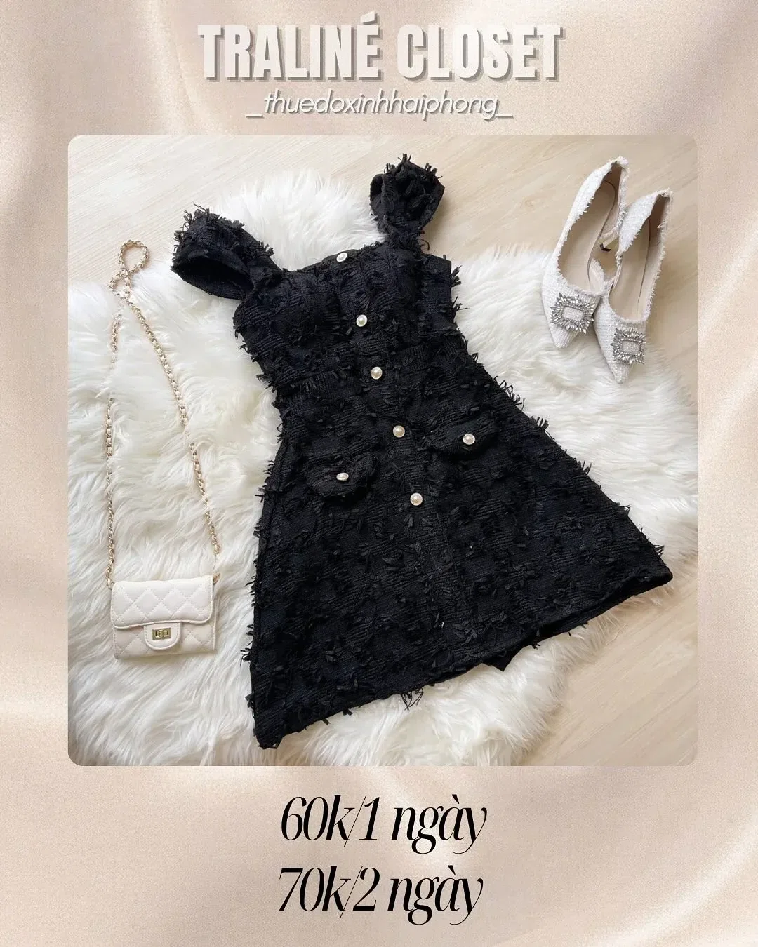 Em váy dạ tweed bling bling sang cá ✨✨ 1