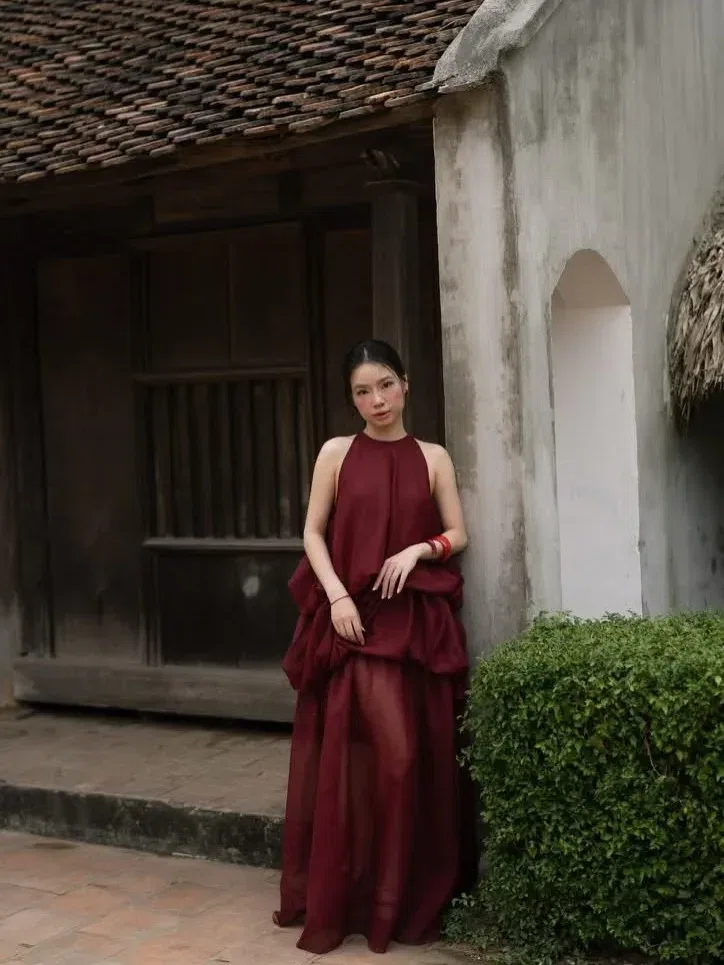 Đầm Bích đỏ - size L (ngực 88-94) 14