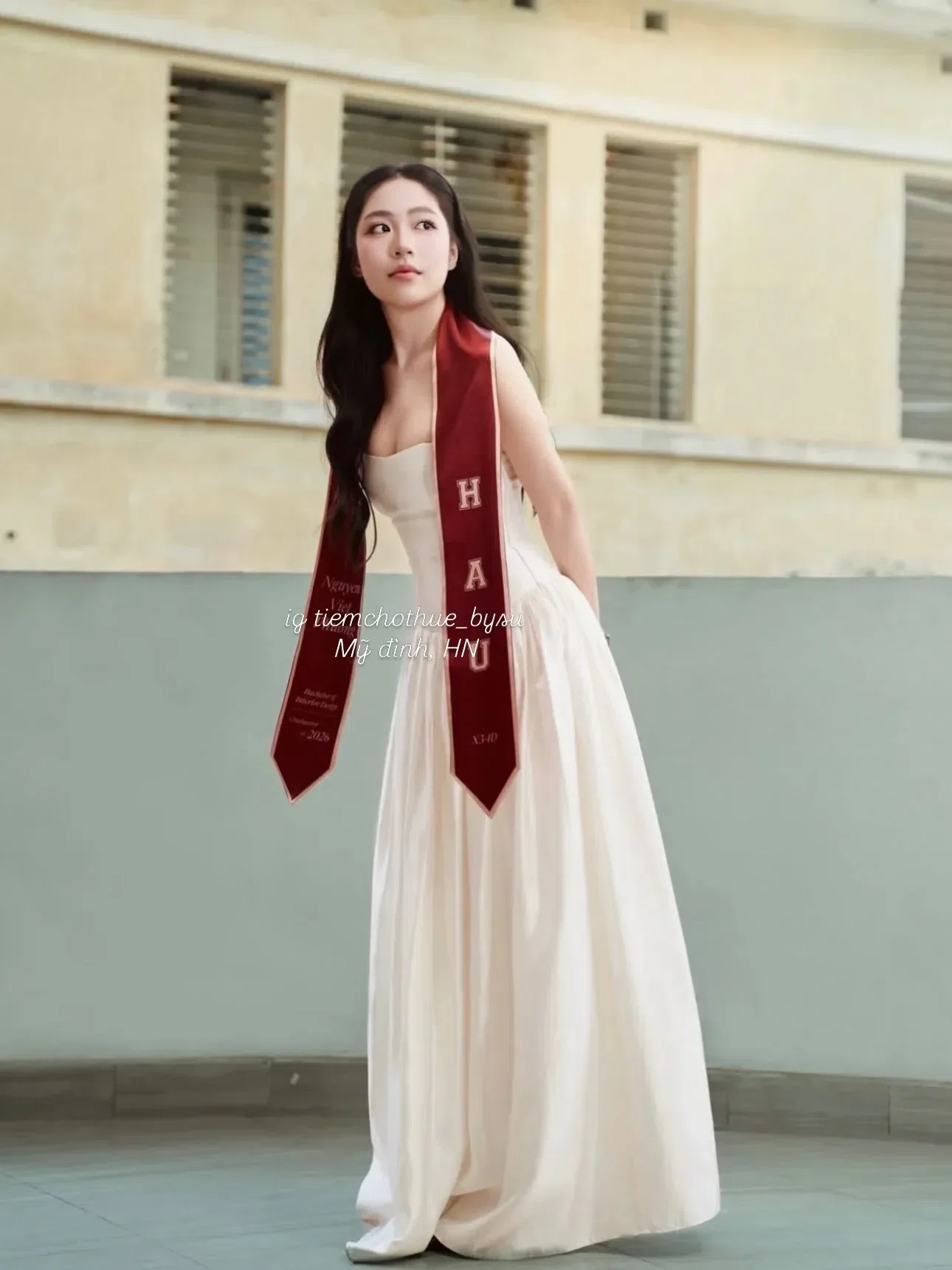 V613 Charlie Dress KEM ĐẬM 9