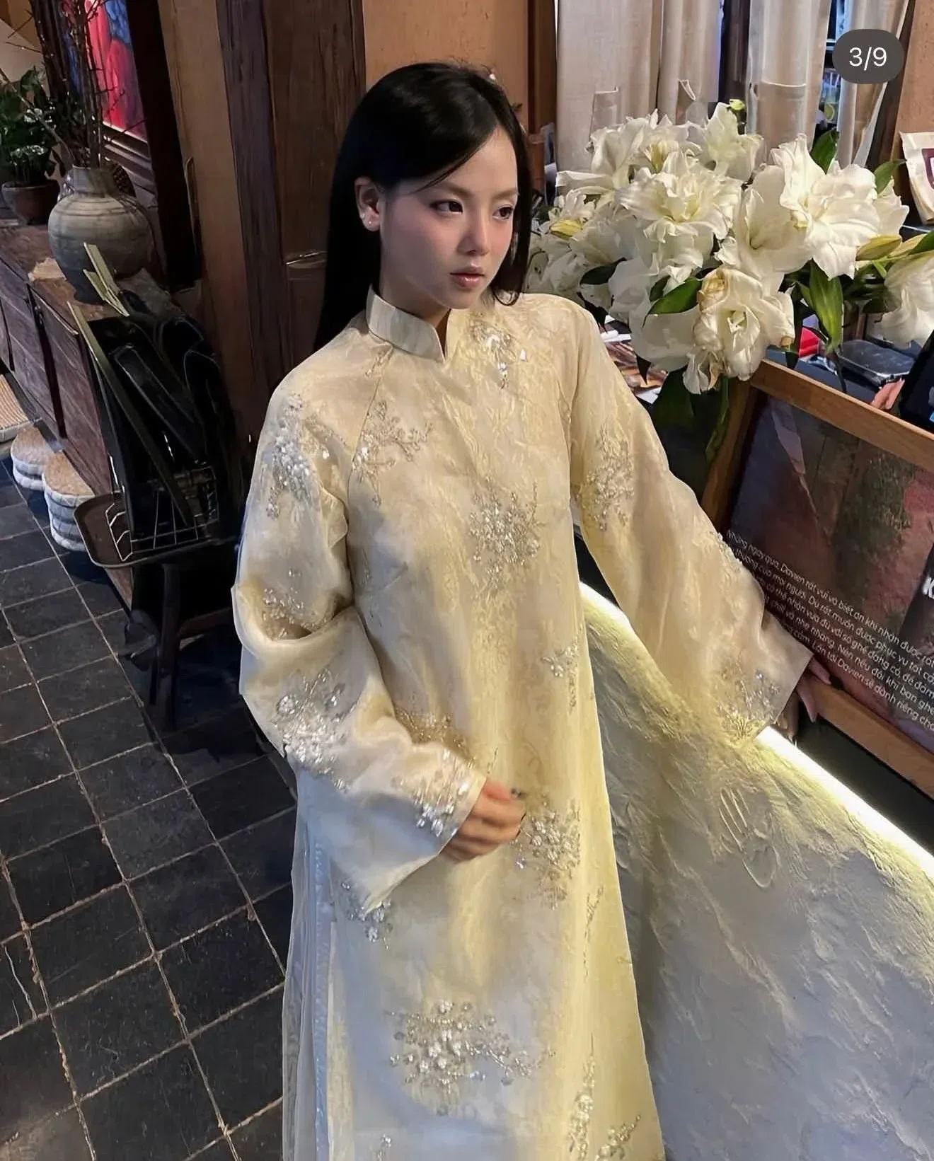 Áo dài Ivory size M,L 6