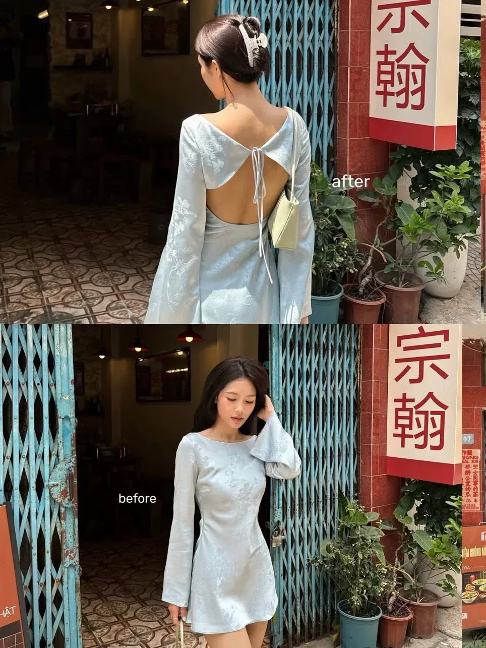 Sólmaris Dress - size L fit M, L (màu xanh, vàng) 5