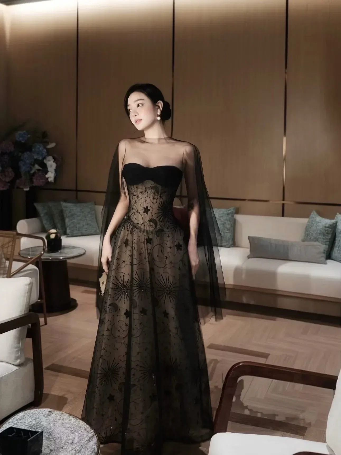 Chouchou Váy kim sa choàng 1