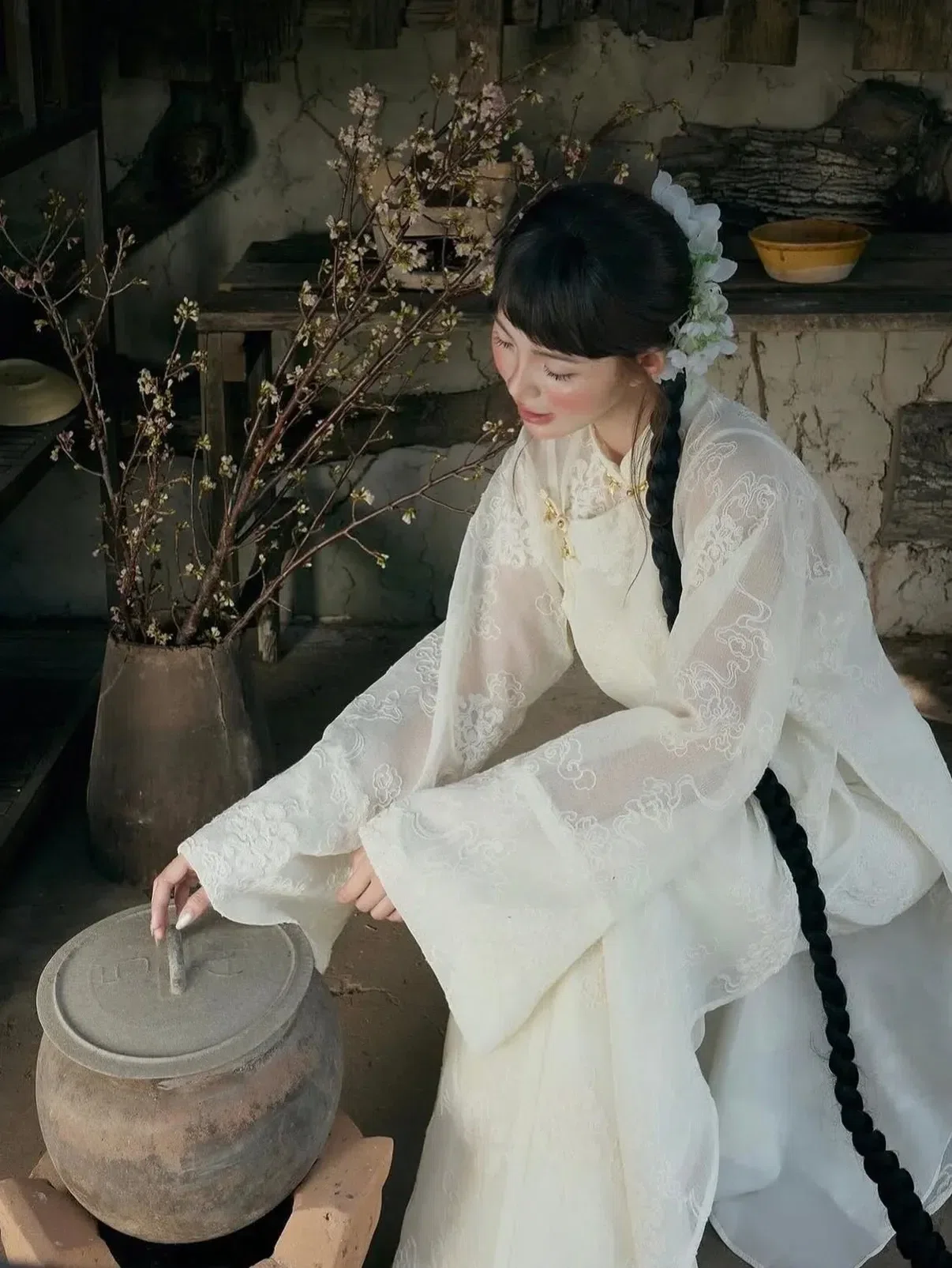 Áo dài Kiều Khổng - size L 11