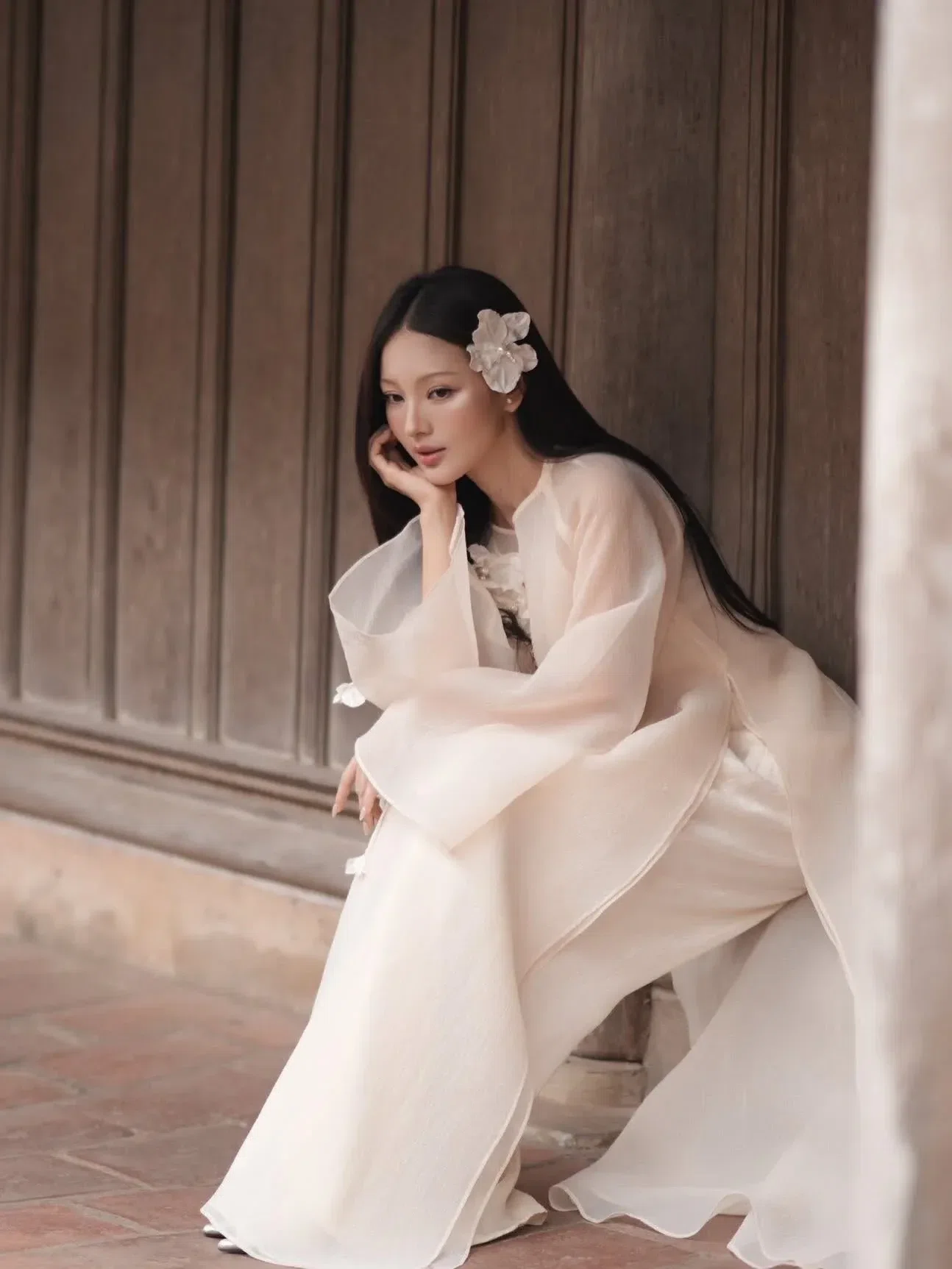 ÁO DÀI NGỌC UYỂN SIZE S 8