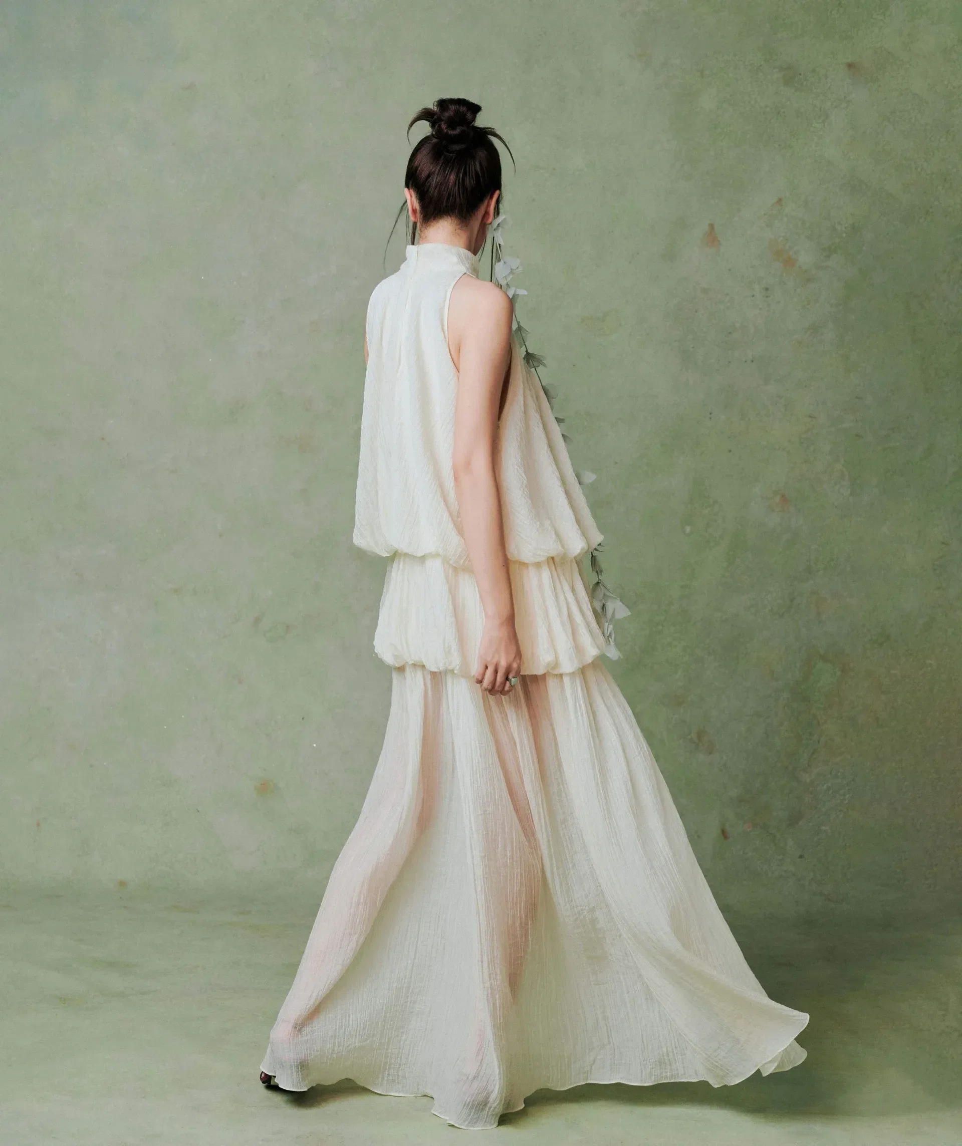 Đầm Bích kem - size L (ngực 88-92) 11