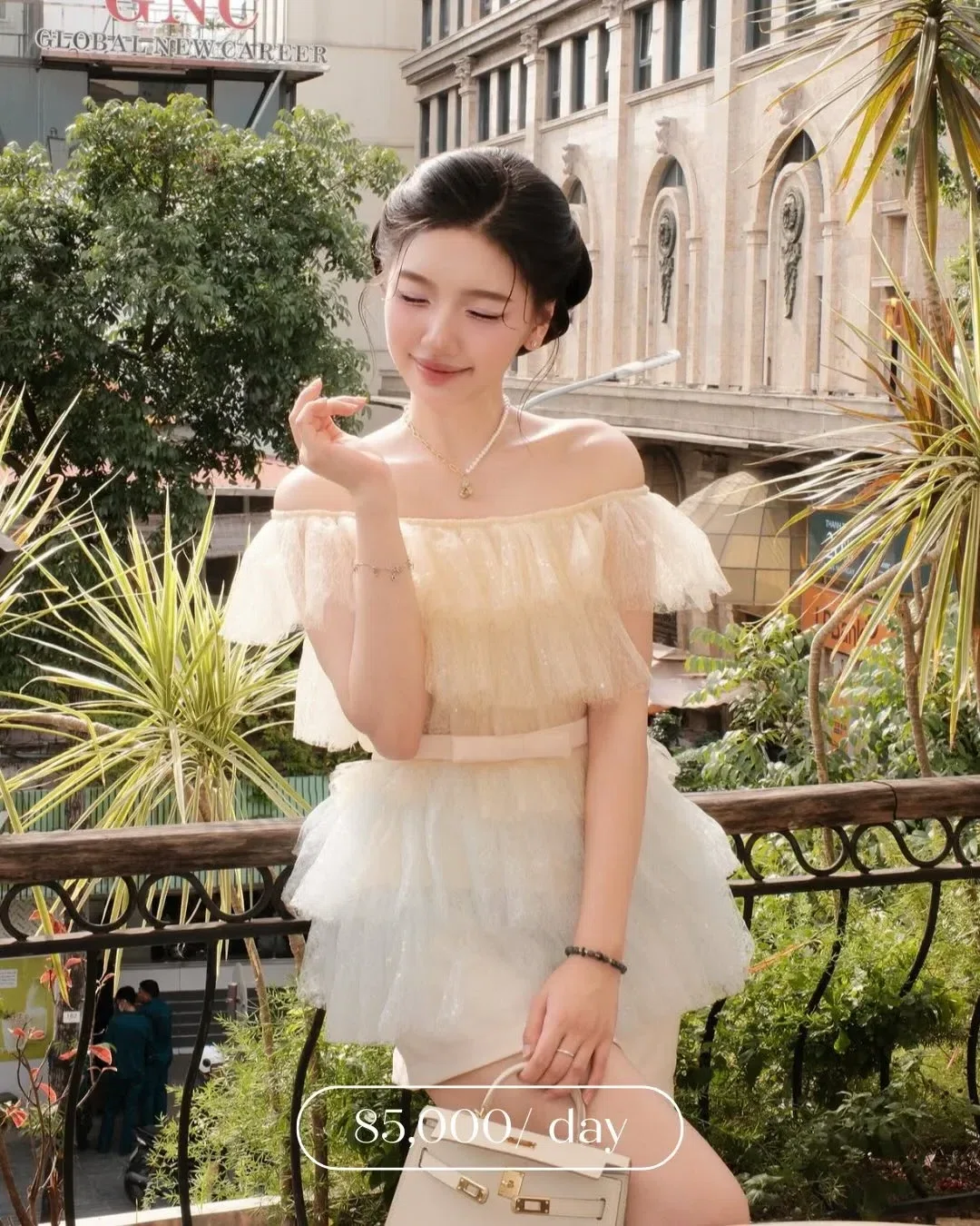 Mint top x Quần tafta ngắn 1
