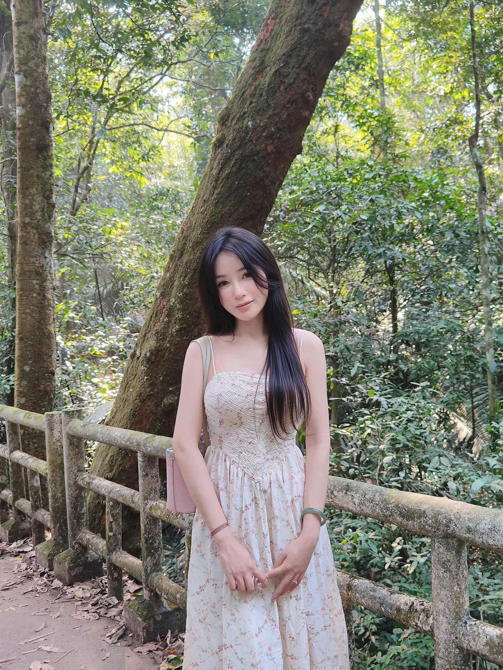 VÁY HOA NHÍ 2 DÂY DÁNG DÀI H&M 2