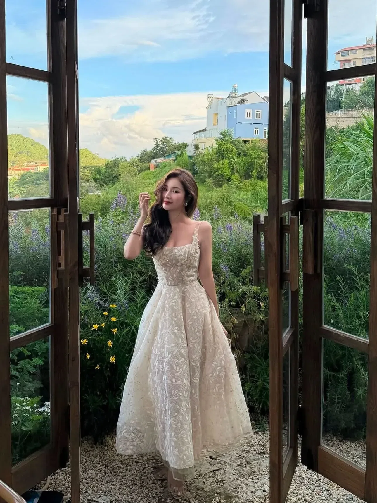 Chouchou V407 Đầm 2s kim sa Chouchou size S, M 6