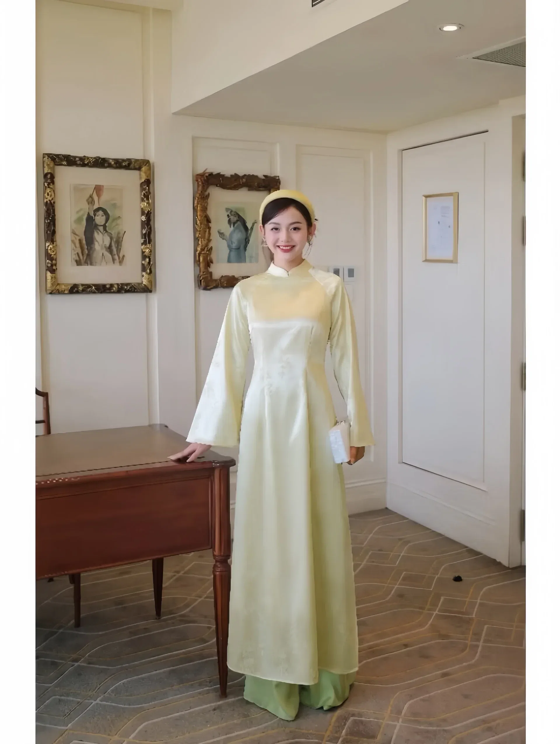 Áo dài dáng ôm Kim Phượng 2