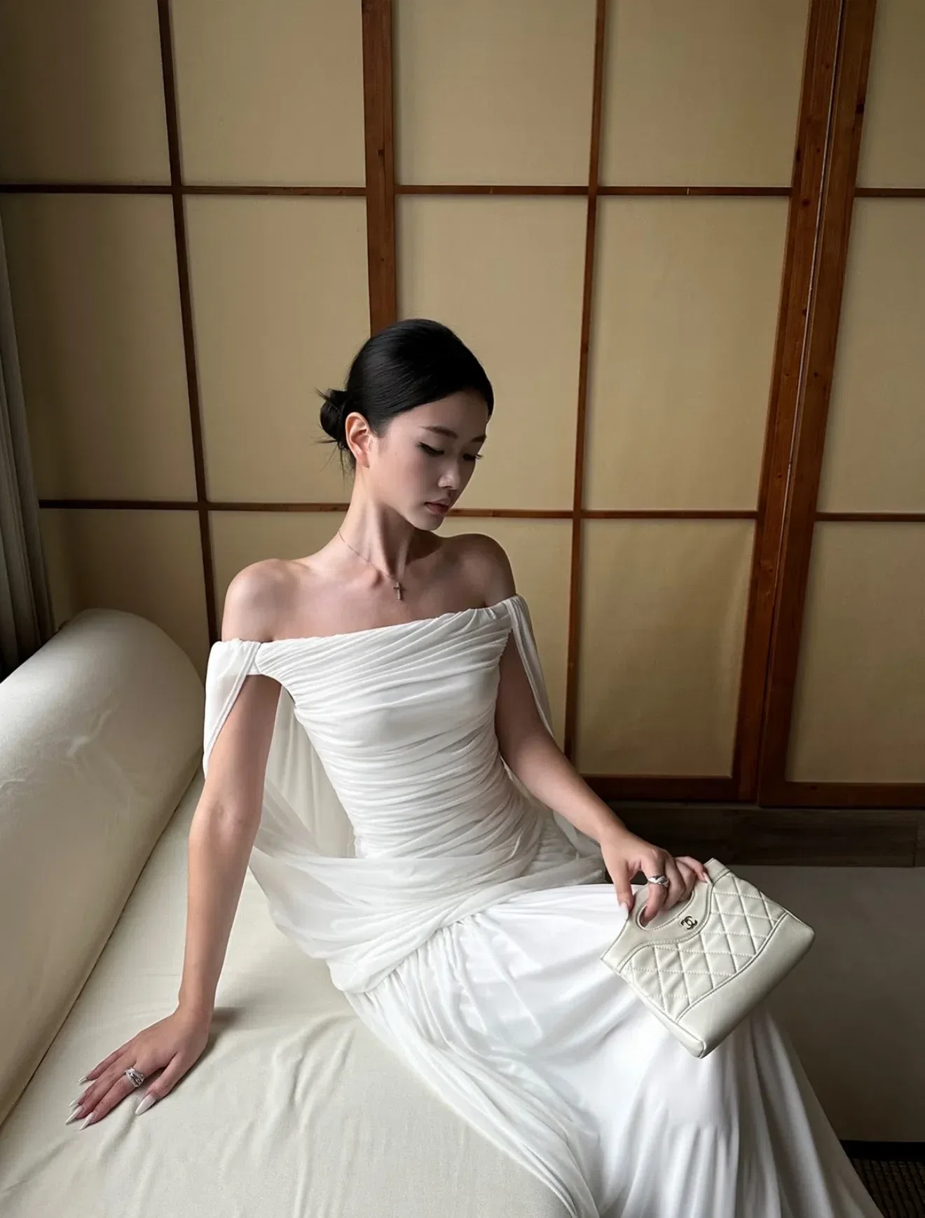 Ivory dress DT0063 4