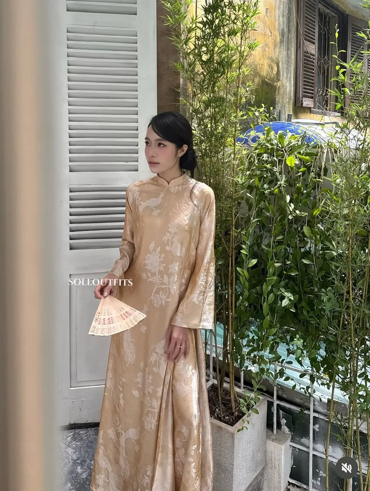Áo dài Khổng Tước | @soli.outfits 6