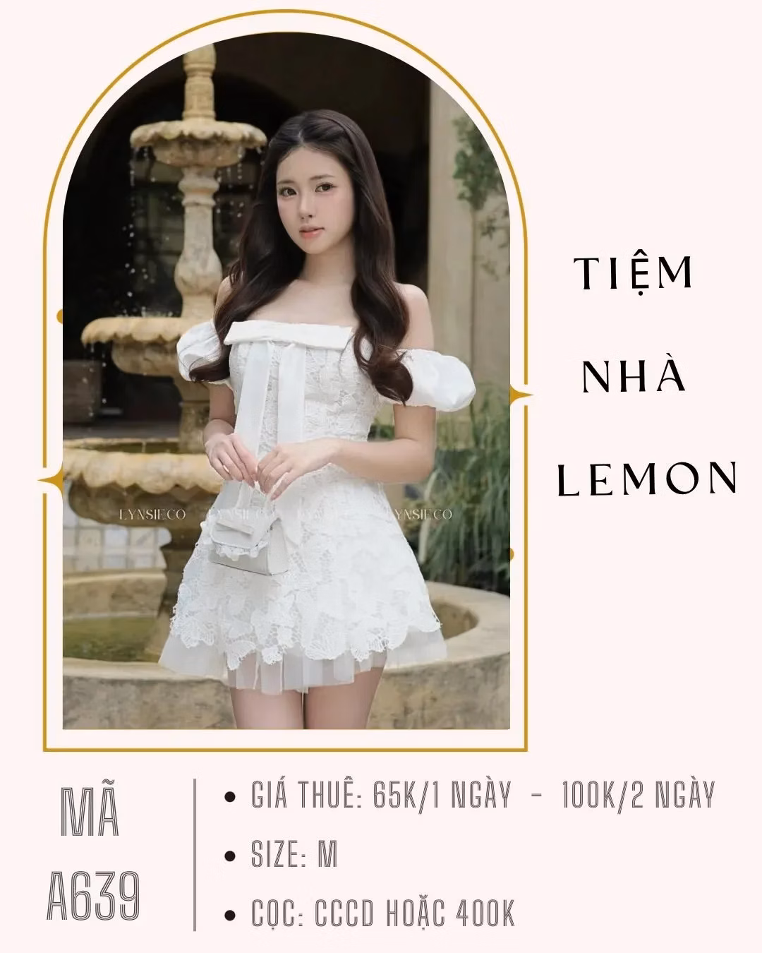 Tiemnhalemon #thuedogiare #thuedothanhhoa #chothuevaychupanh #thuevaychupanh 1