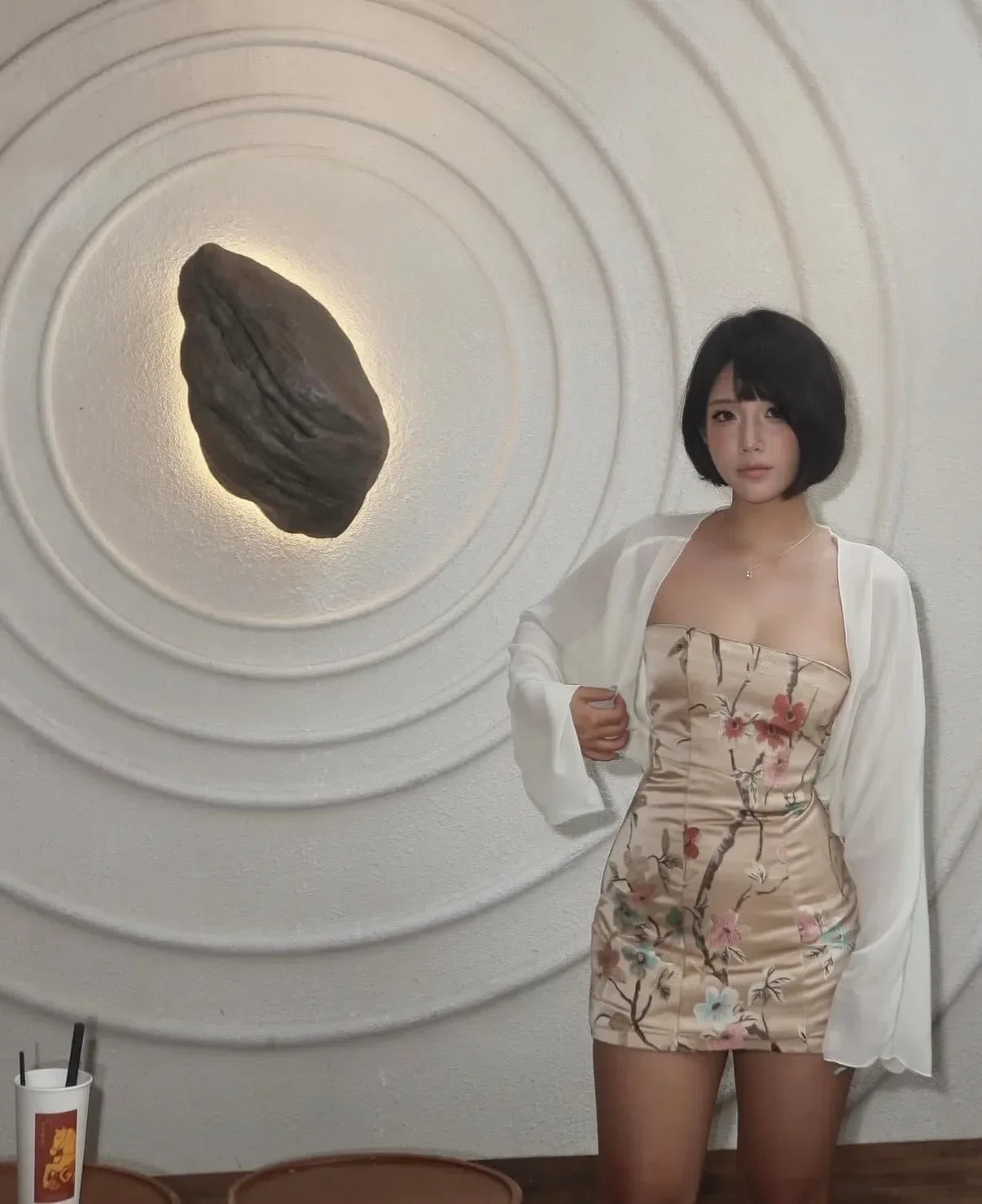 Champagne Dress - size L 2