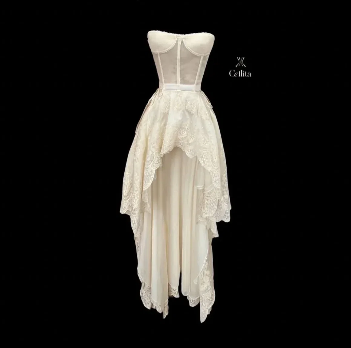 [CELLITA CORSET] Set áo + váy + corset 10