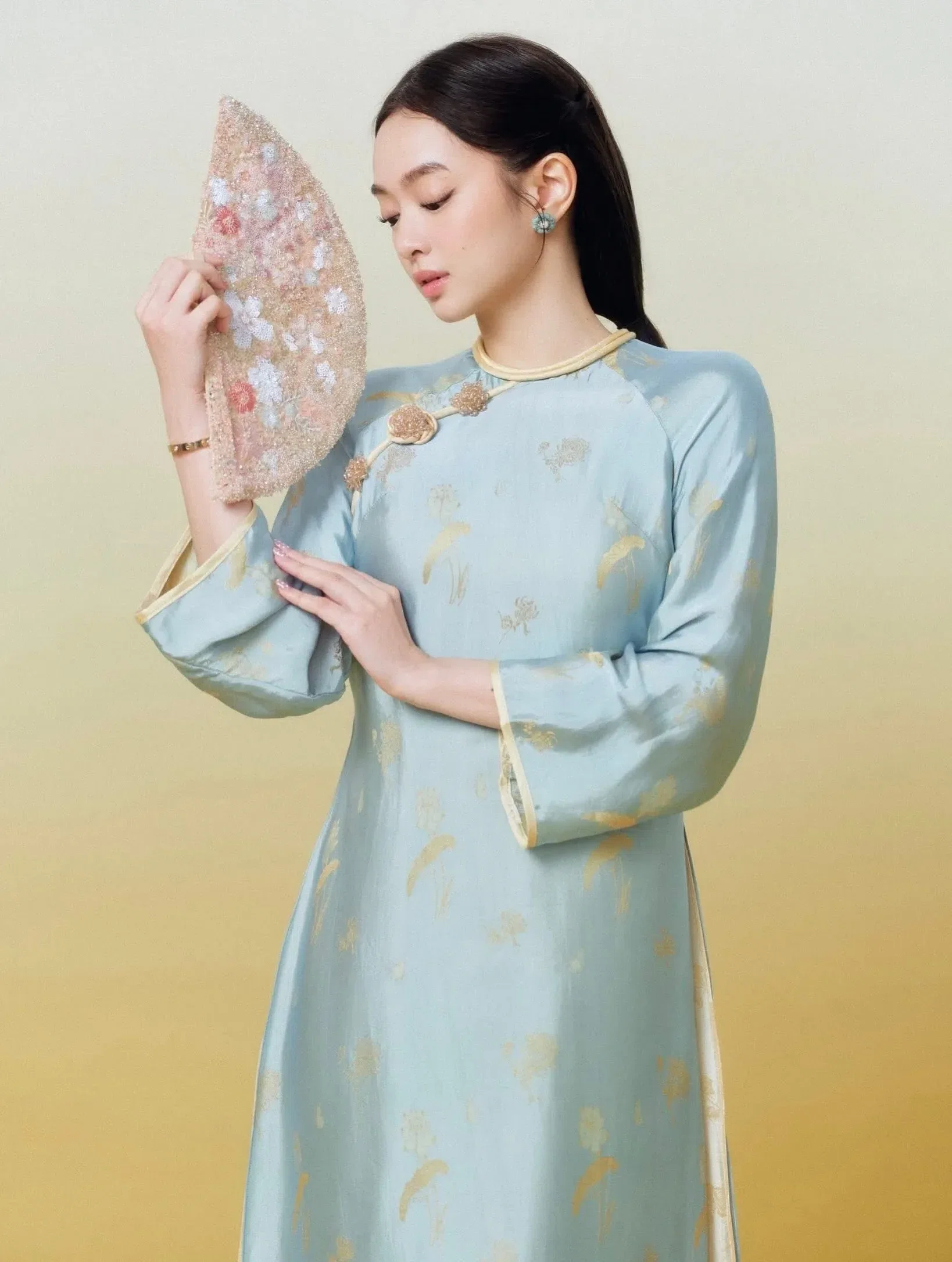 ÁO DÀI LAM size M 12