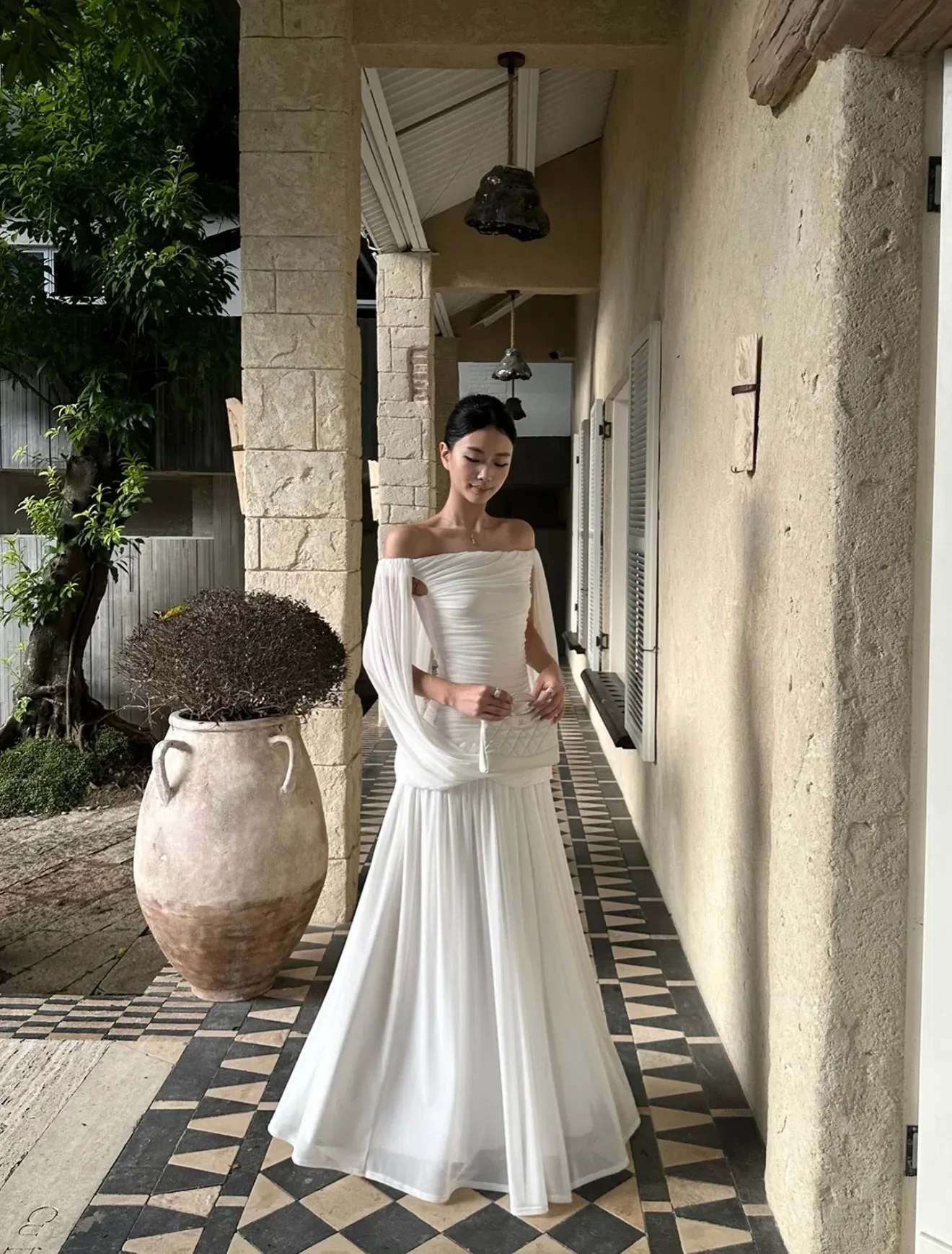 Ivory dress DT0063 7