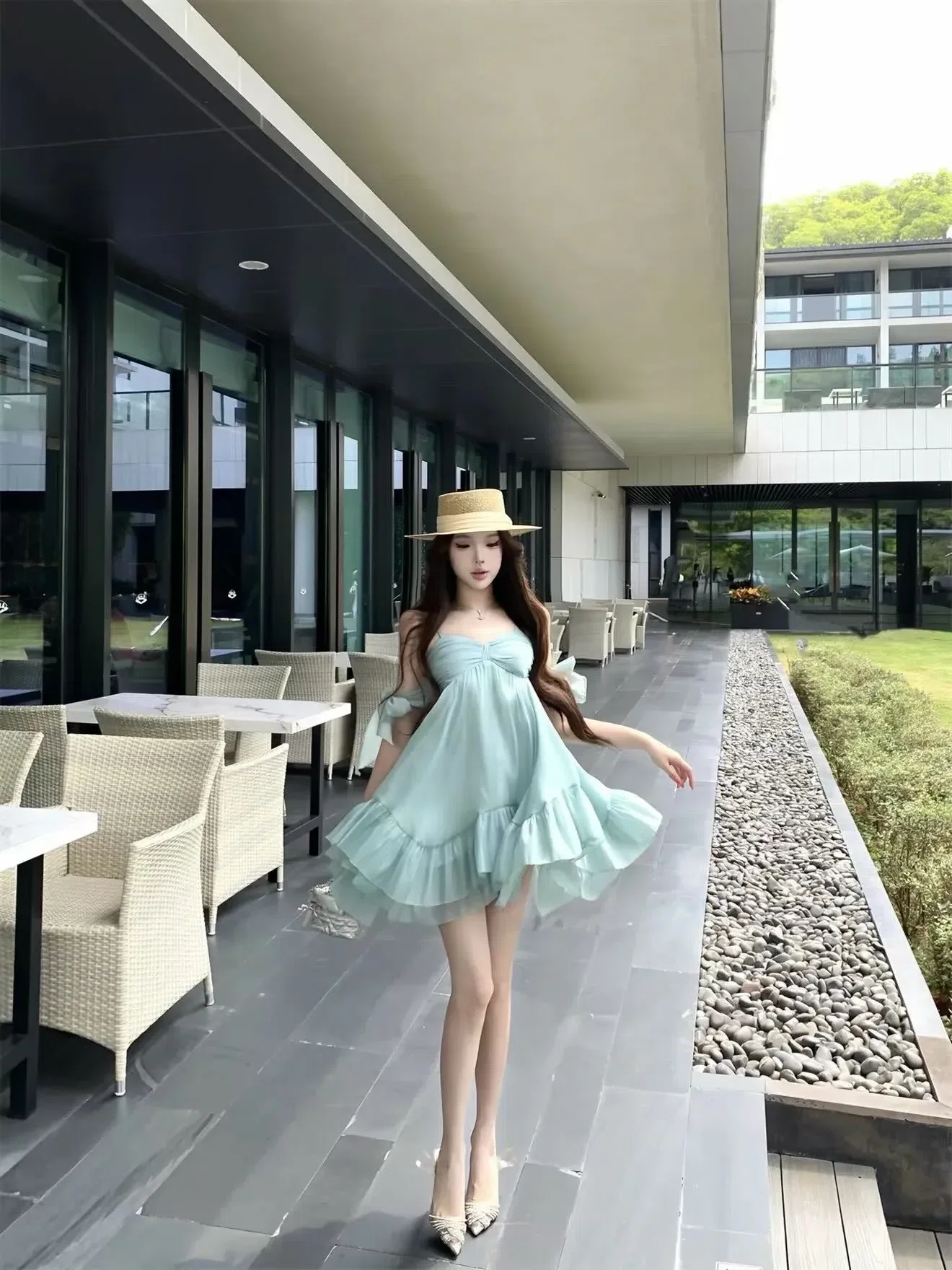 Tiệm sẵn màu xanh xinh lắm🫶 4