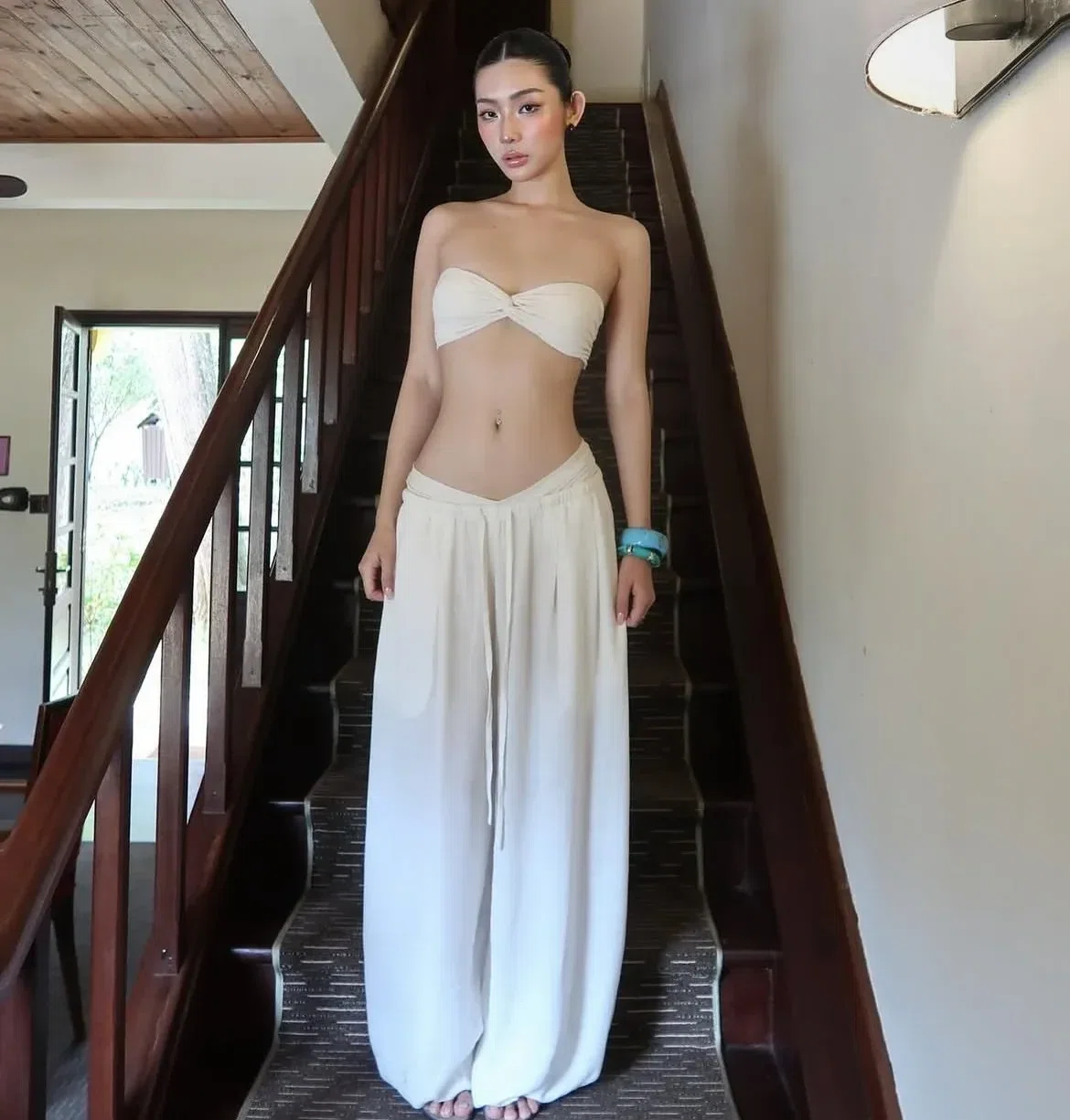 Hehr.bikini Set bi + quần dài ngoài 5