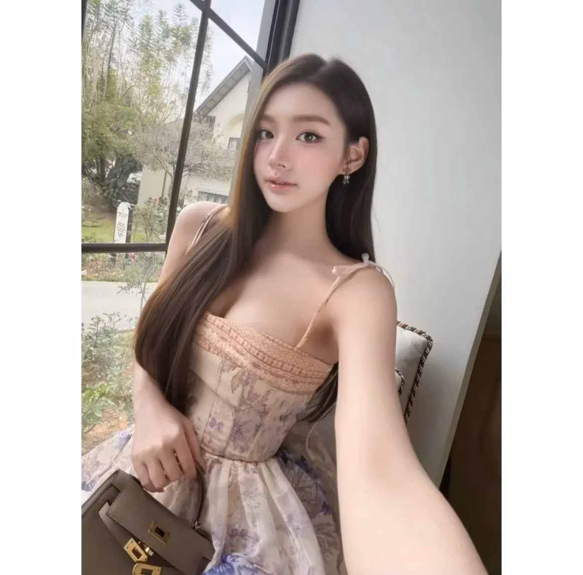 VÁY TƠ HOA DÁNG DÀI 5